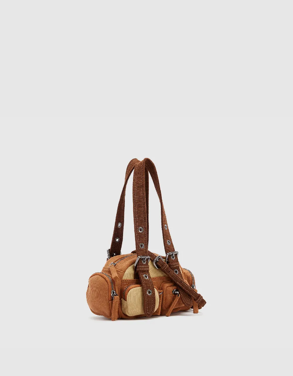 Buckled Strap Shoulder Bag