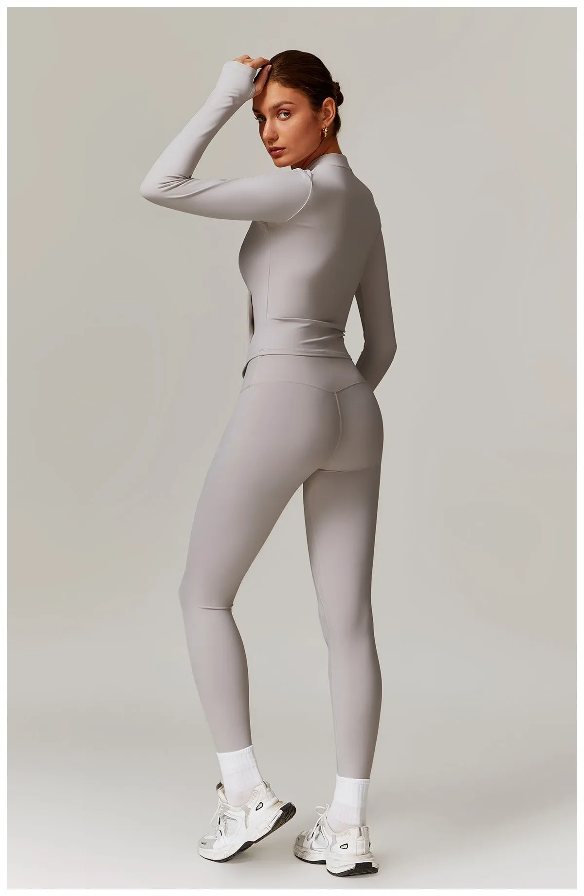 Butter Longsleeve Zip Top & Leggings Set