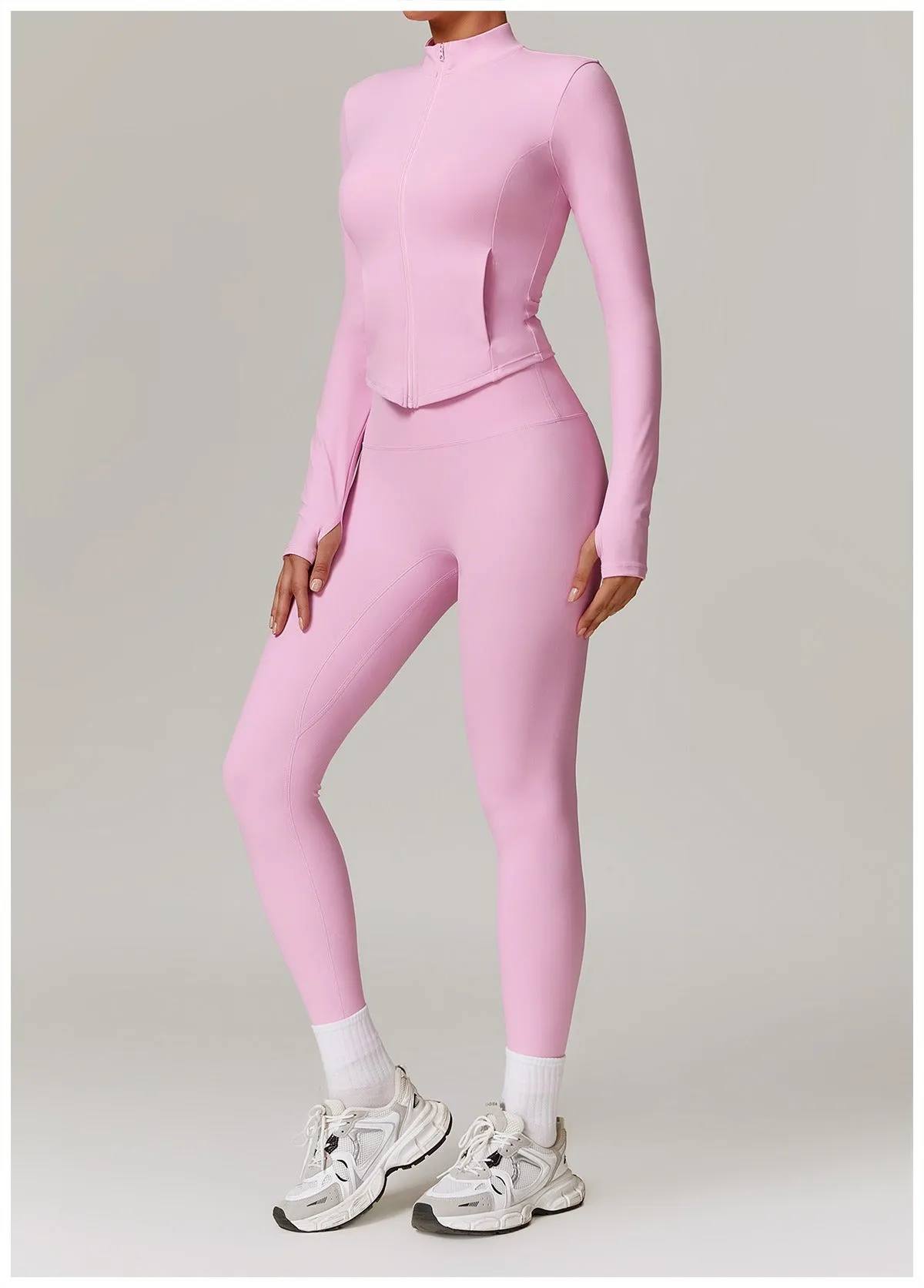 Butter Longsleeve Zip Top & Leggings Set
