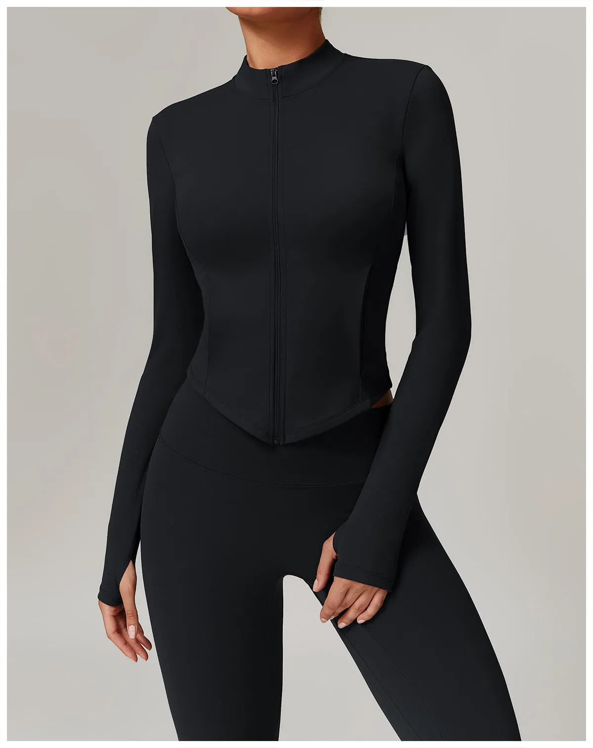Butter Longsleeve Zip Top & Leggings Set