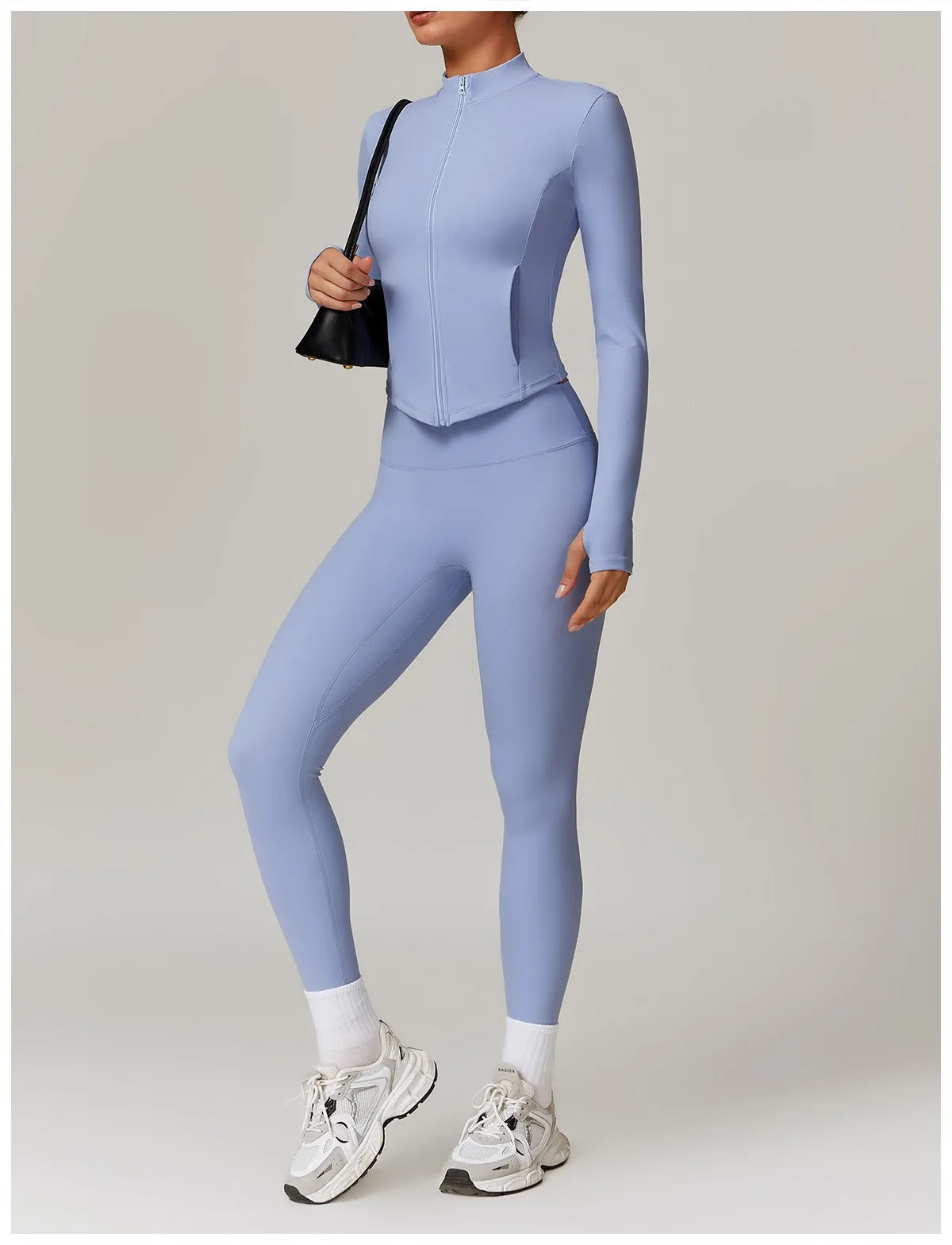 Butter Longsleeve Zip Top & Leggings Set
