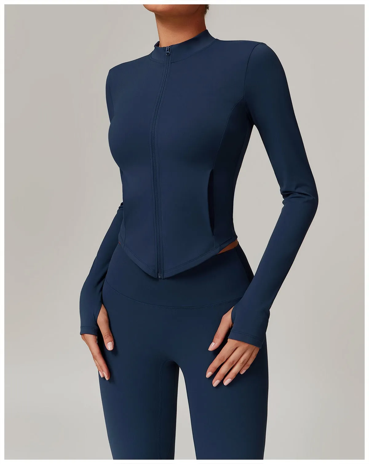 Butter Longsleeve Zip Top & Leggings Set