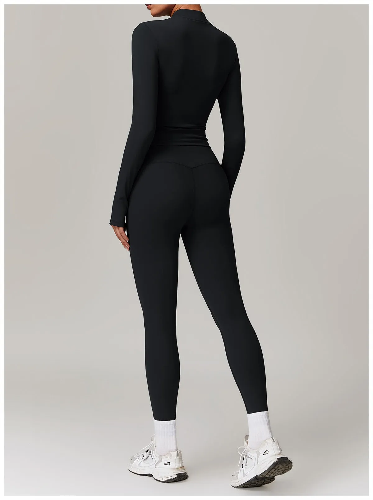 Butter Longsleeve Zip Top & Leggings Set