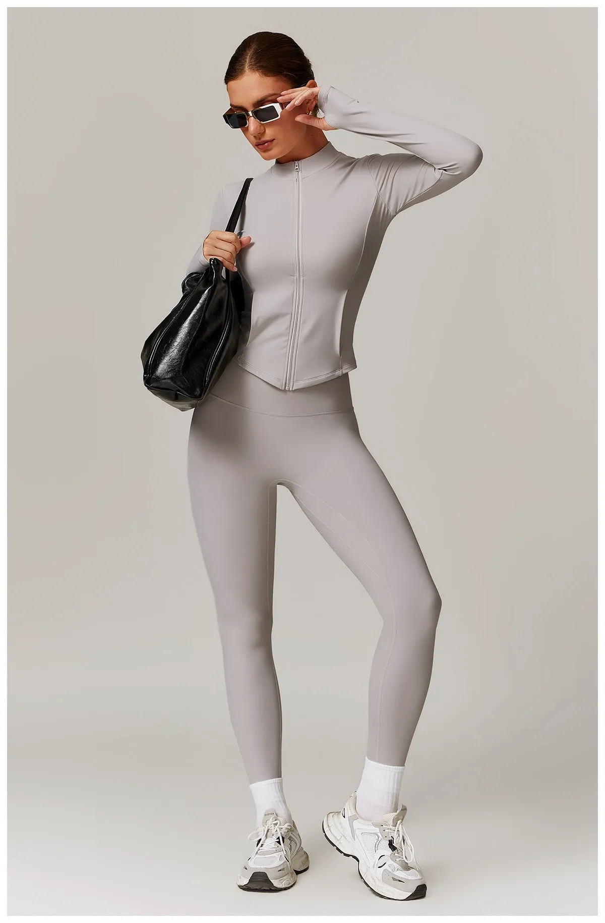 Butter Longsleeve Zip Top & Leggings Set