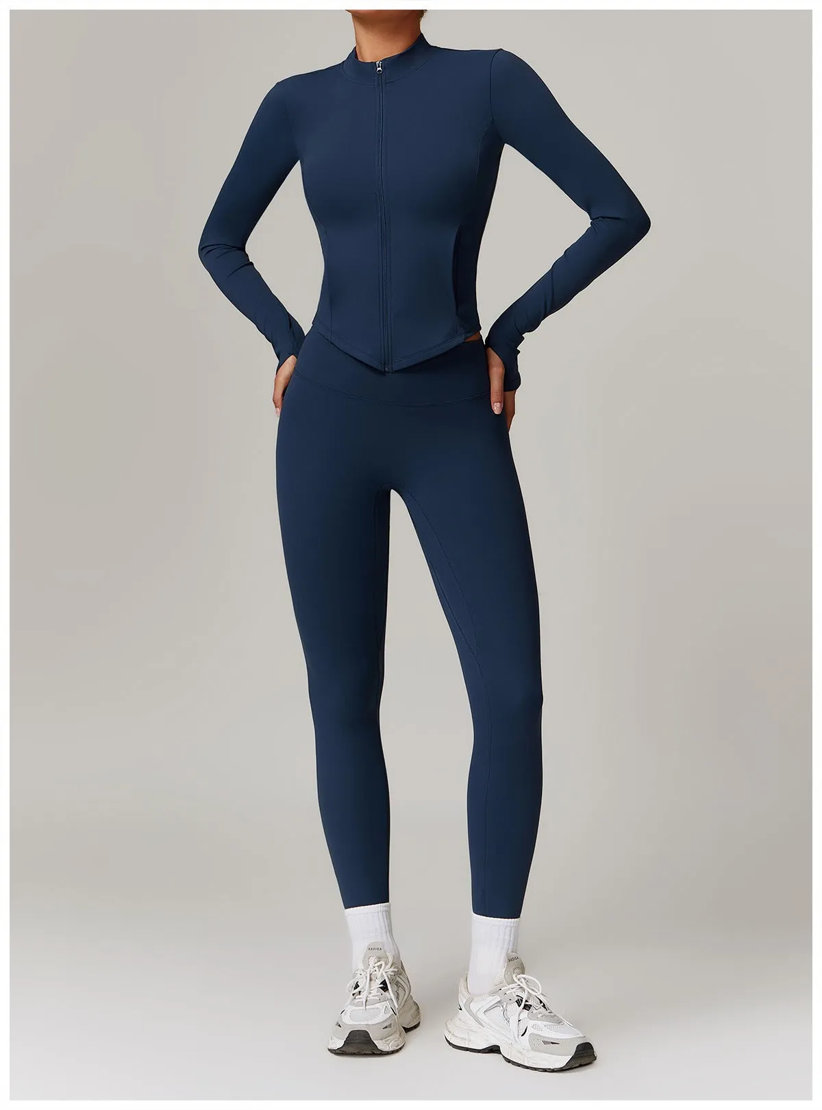 Butter Longsleeve Zip Top & Leggings Set