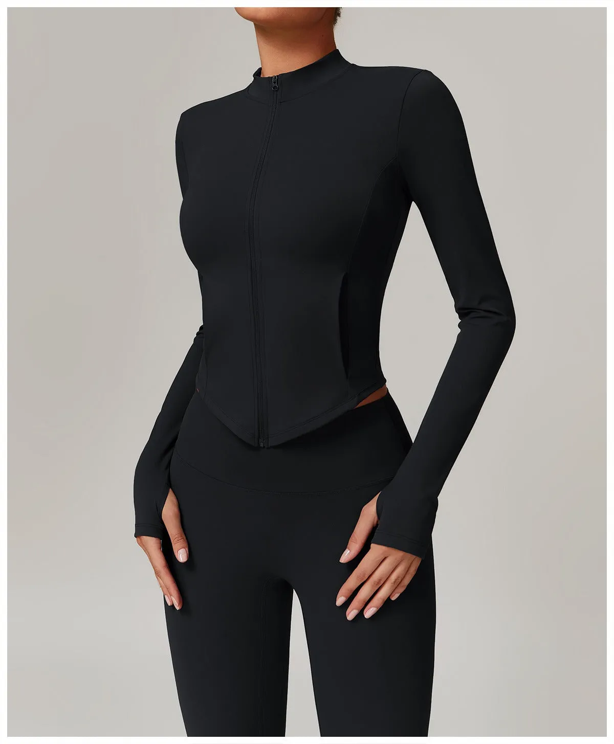 Butter Longsleeve Zip Top & Leggings Set