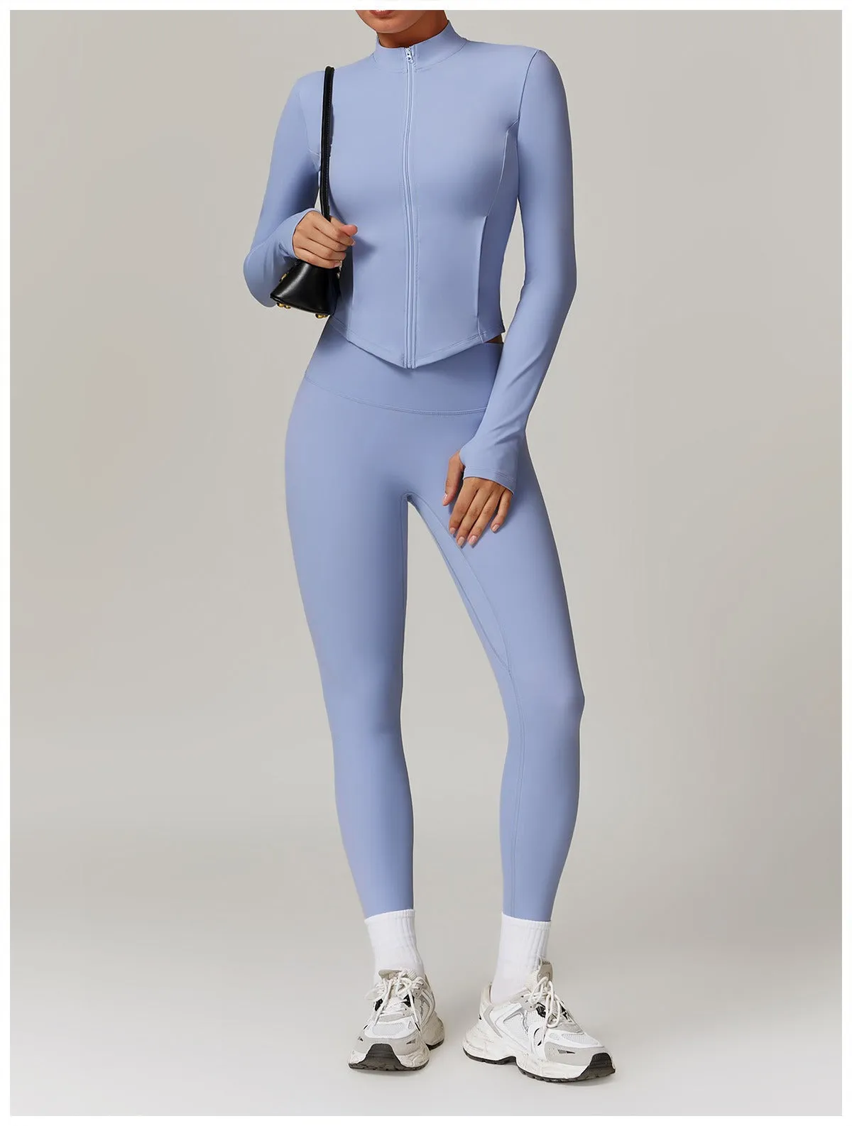 Butter Longsleeve Zip Top & Leggings Set