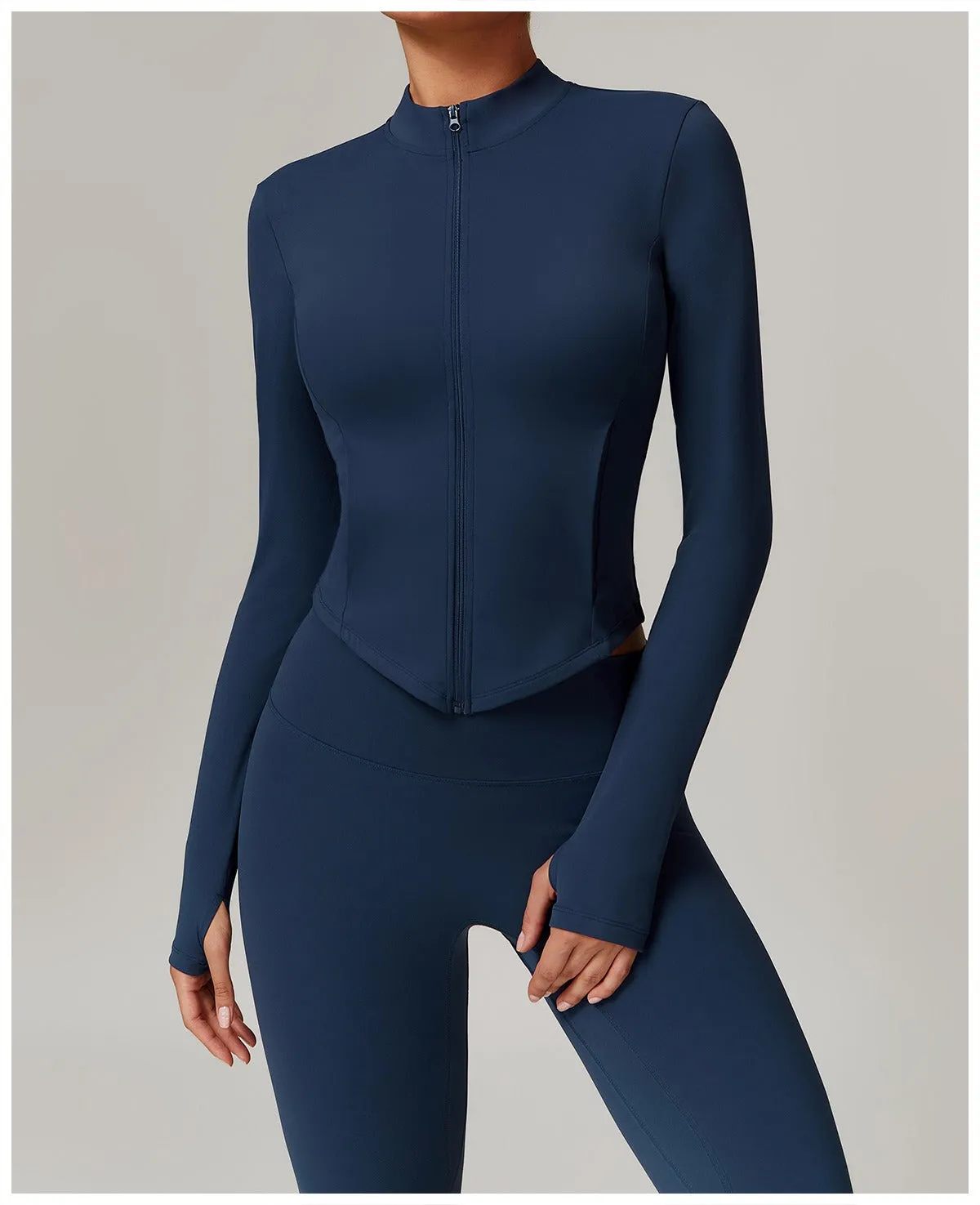 Butter Longsleeve Zip Top & Leggings Set
