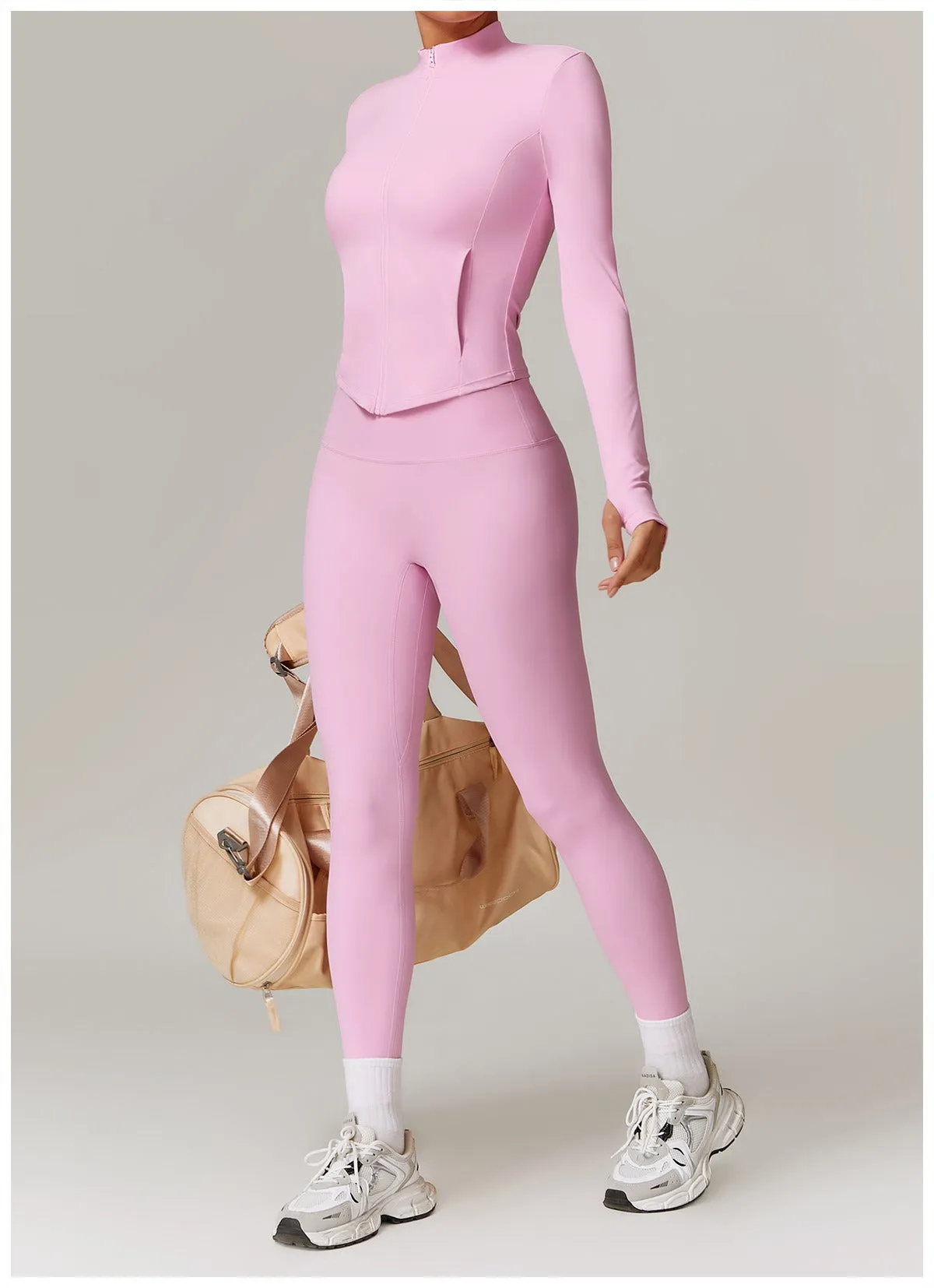 Butter Longsleeve Zip Top & Leggings Set