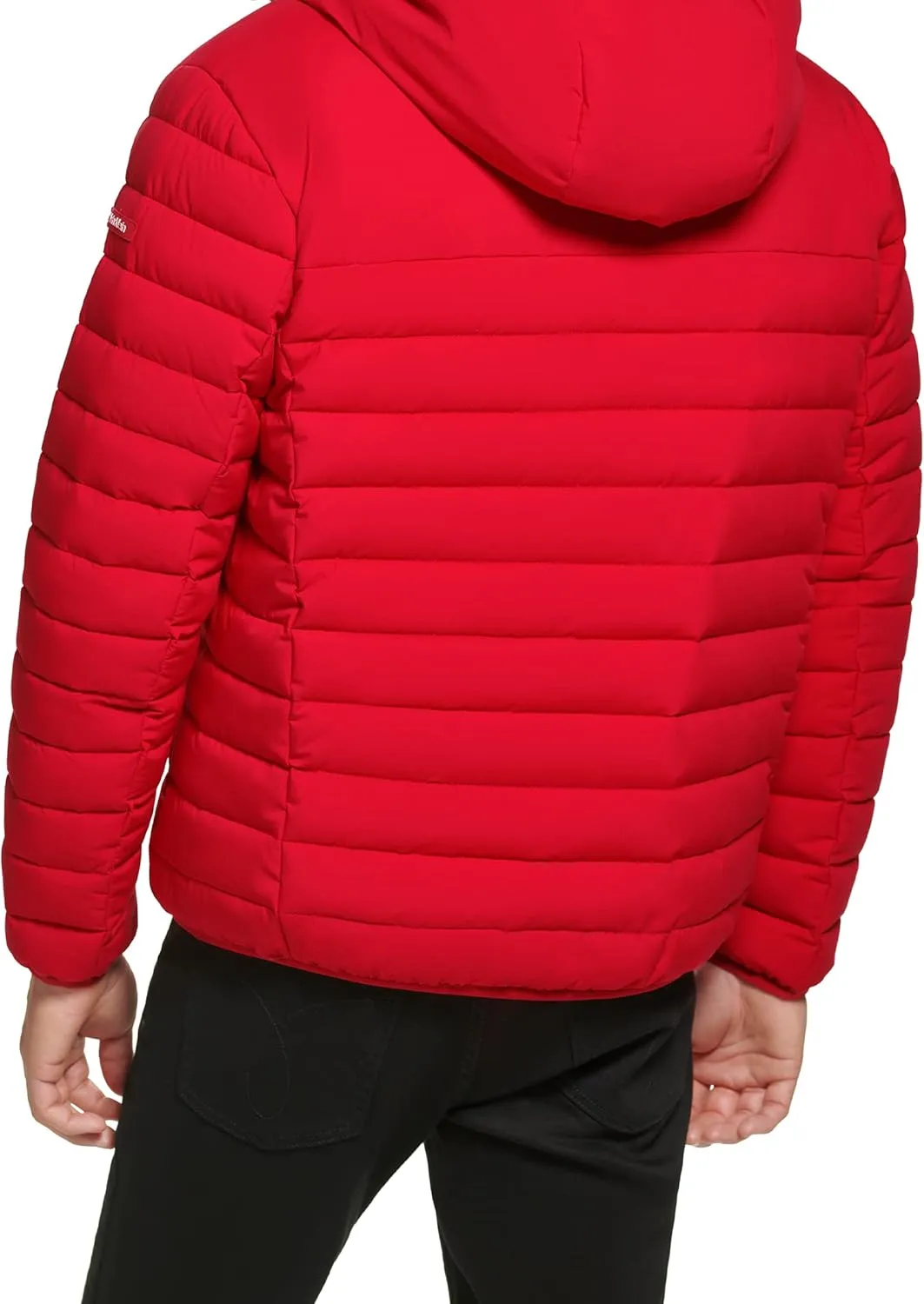 Calvin Klein mens Mid-weight Sherpa Lined Puffer