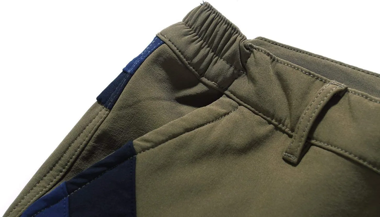 Camii Mia-Fleece-Lined-Hiking-Pants-for-Women-Outdoor Ski Snow Pants Slim Waterproof Windproof Water Resistant