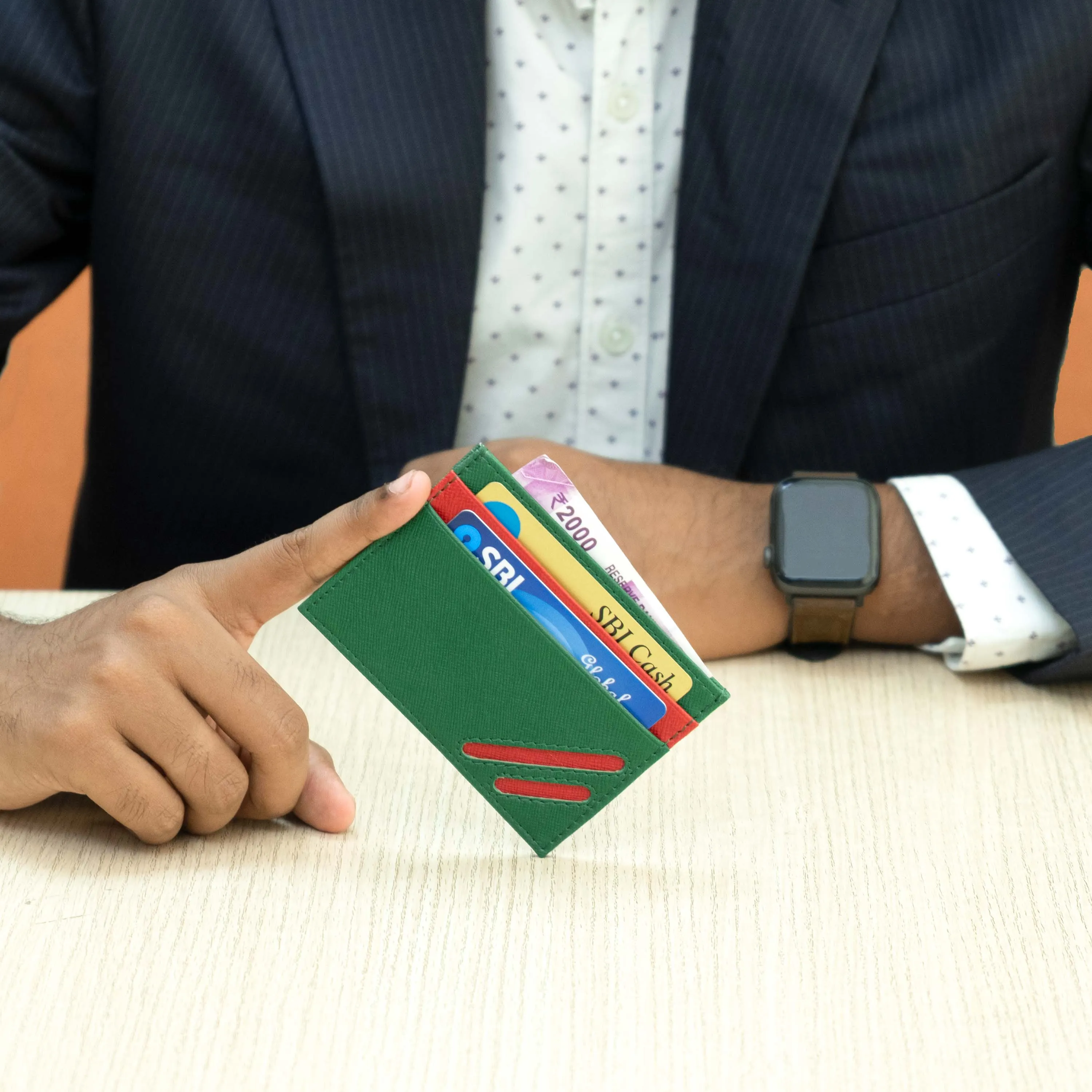CARD HOLDER - BICHROME