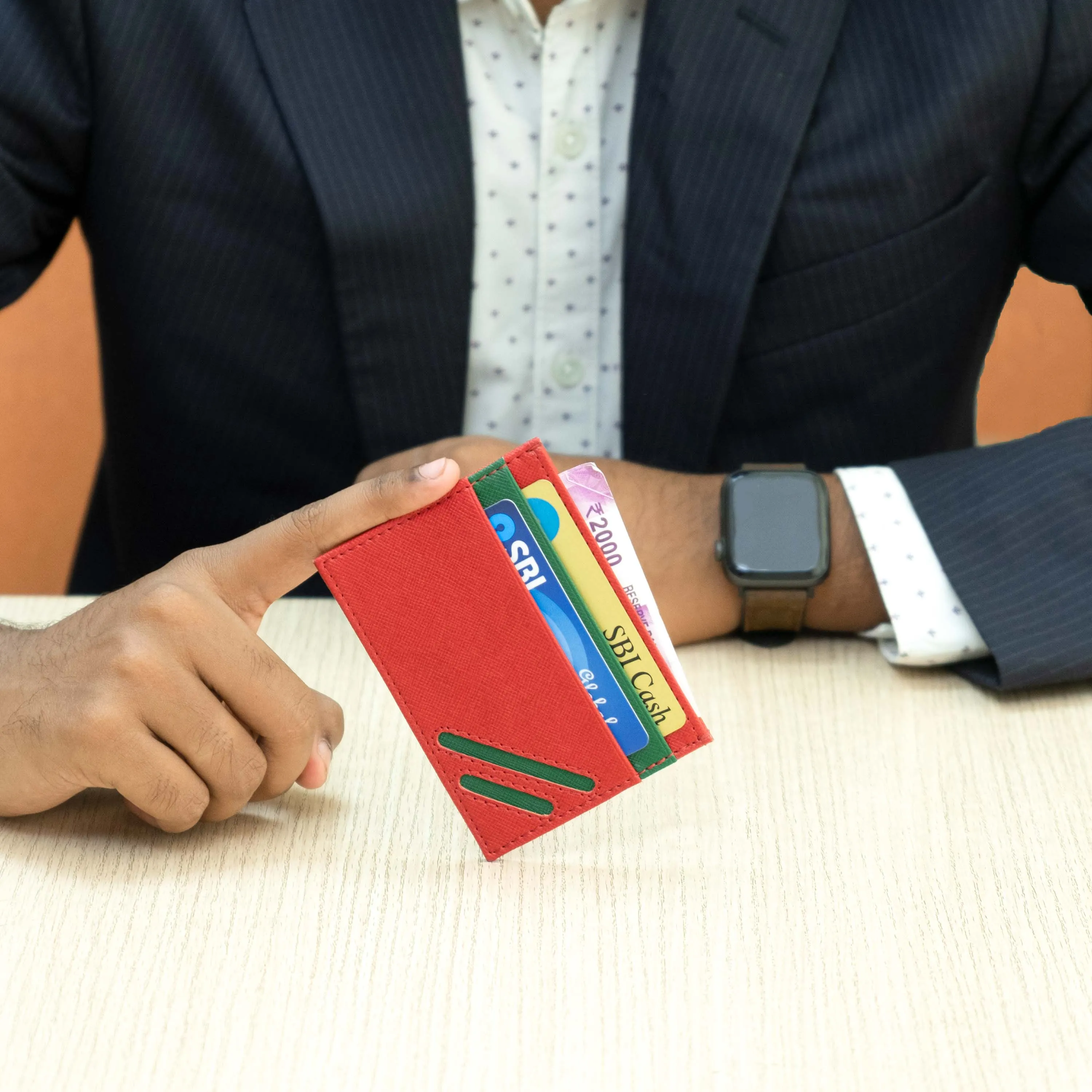 CARD HOLDER - BICHROME
