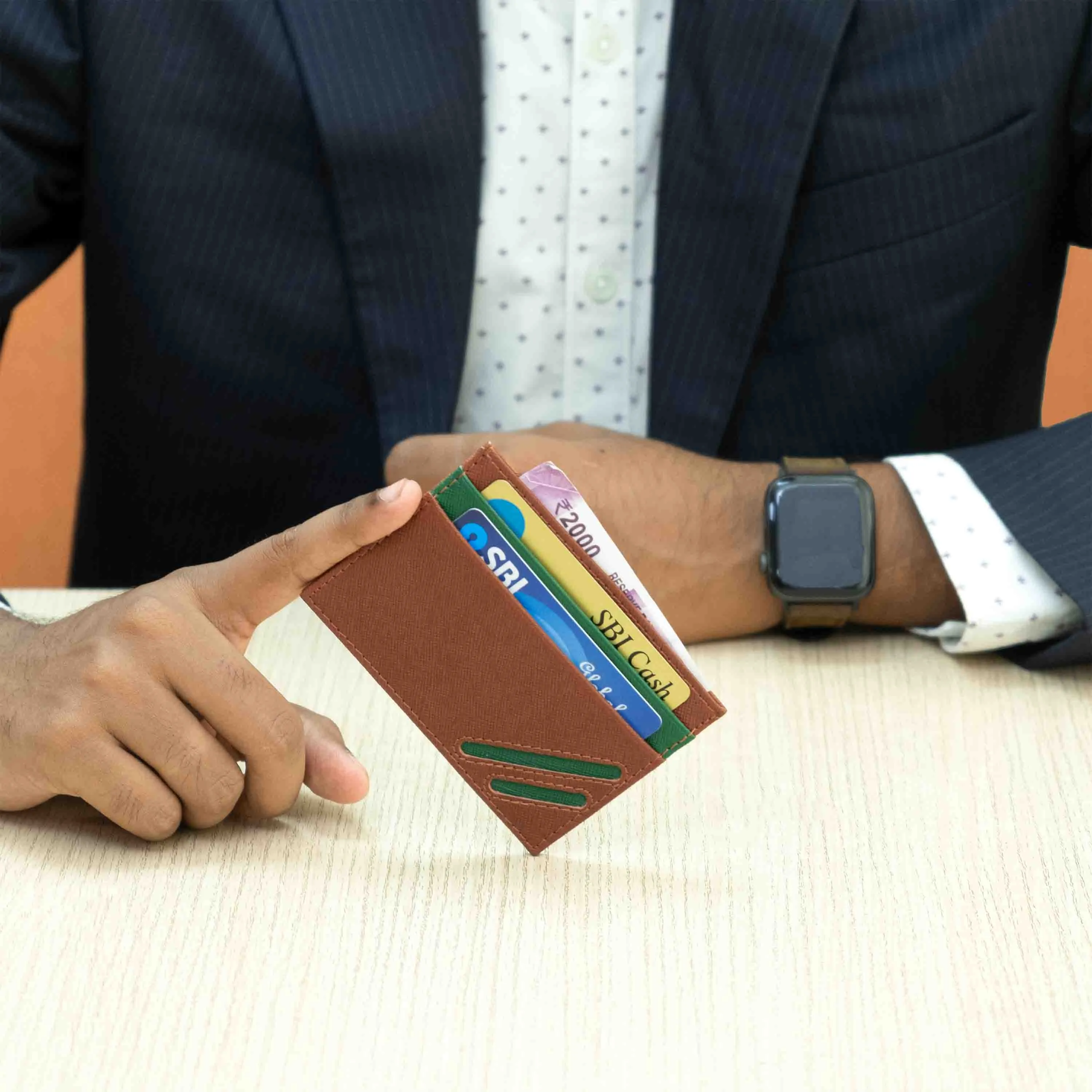 CARD HOLDER - BICHROME