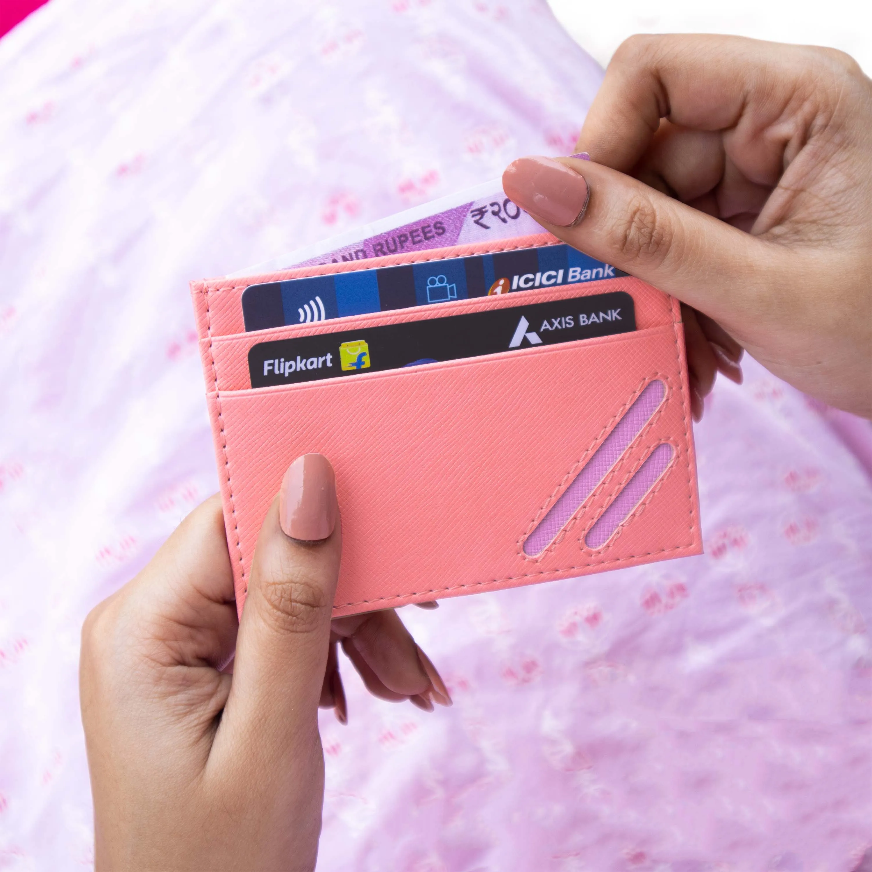 CARD HOLDER - BICHROME