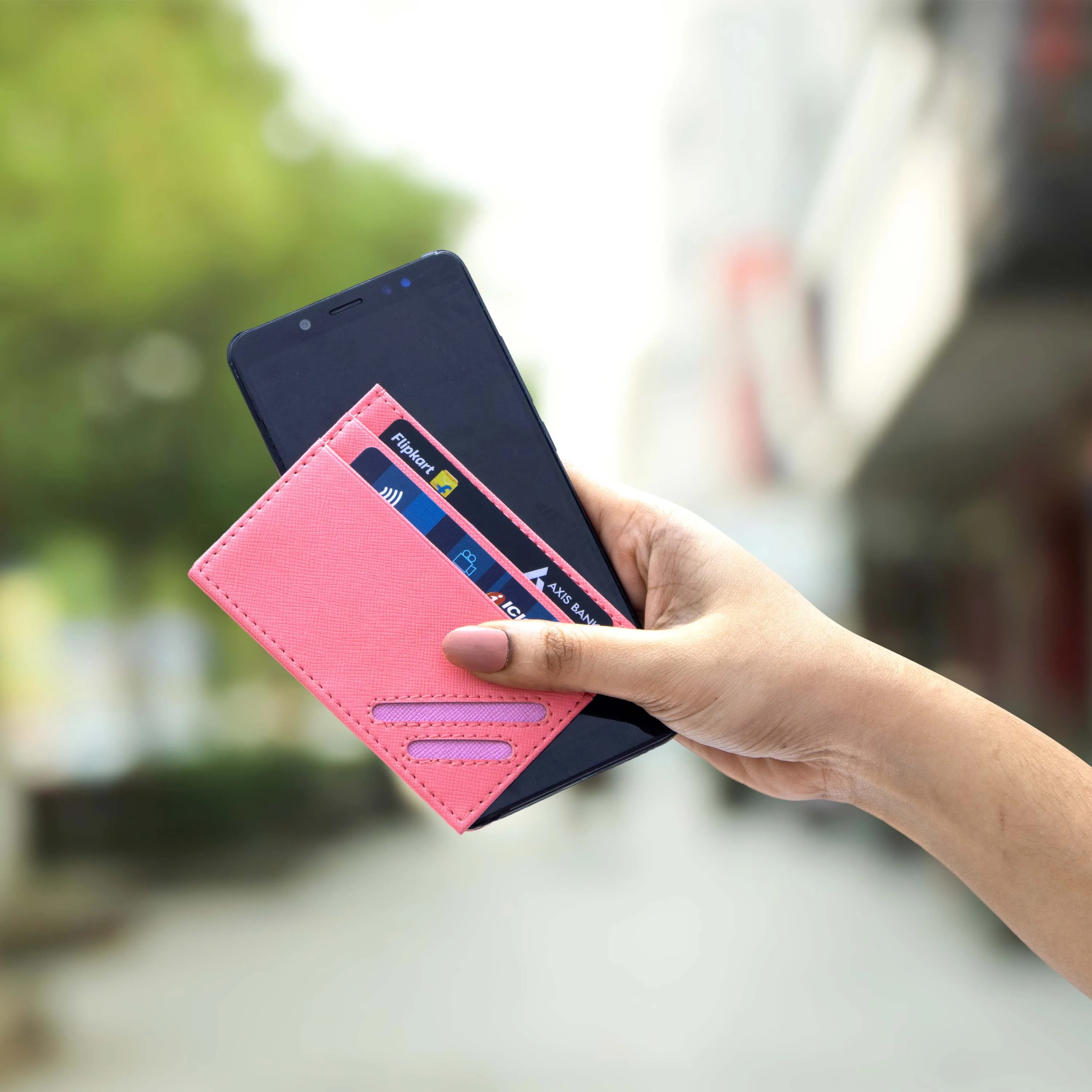 CARD HOLDER - BICHROME