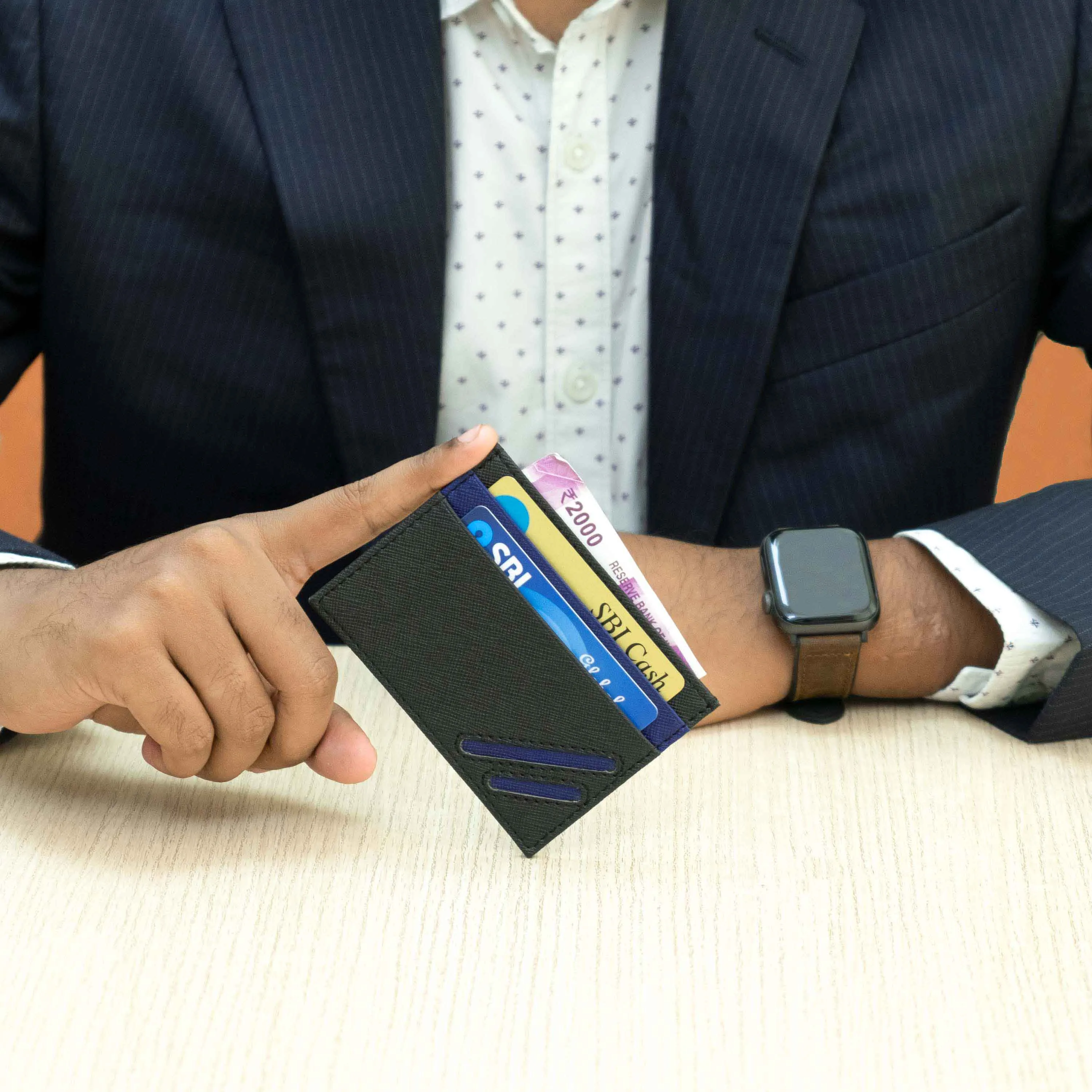 CARD HOLDER - BICHROME