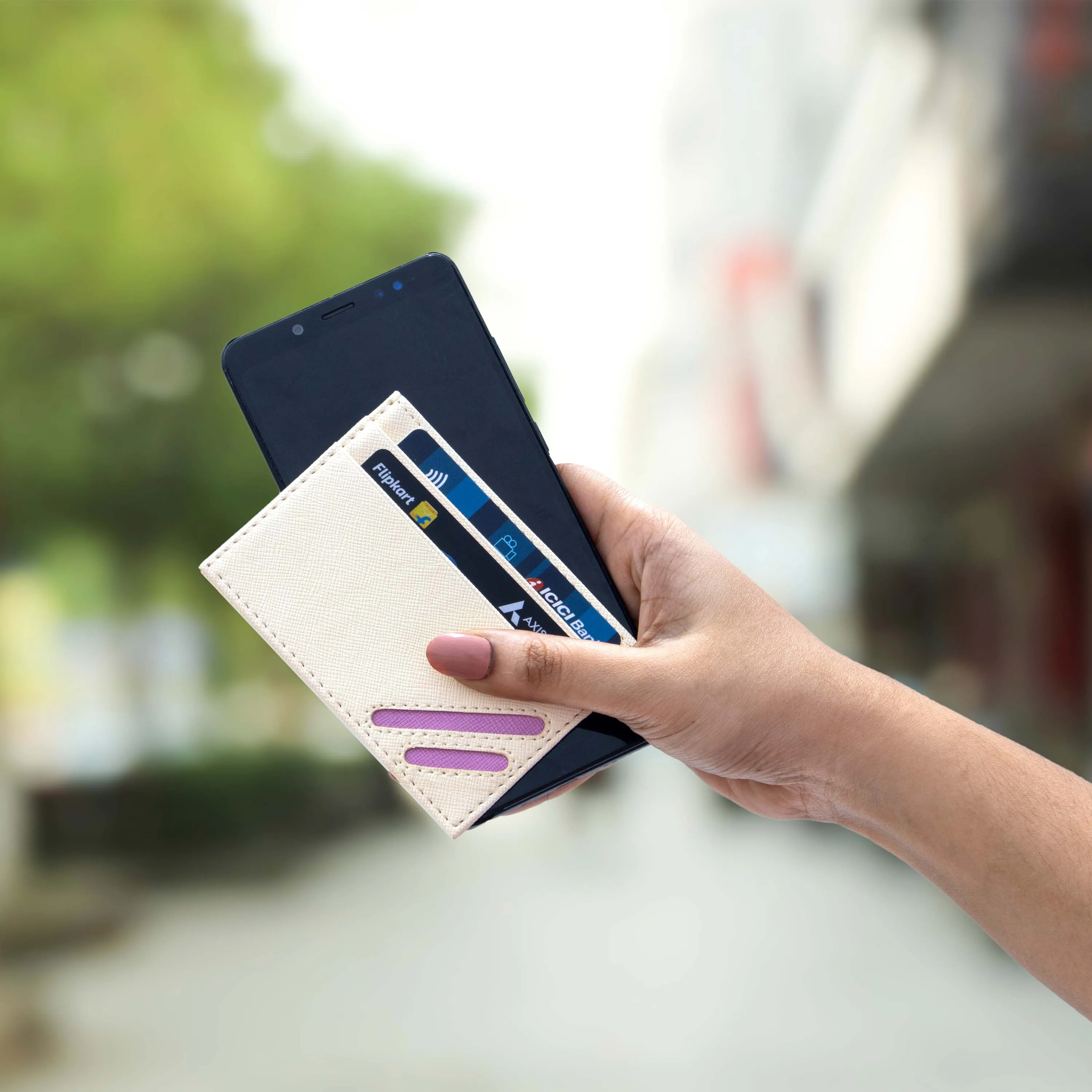 CARD HOLDER - BICHROME
