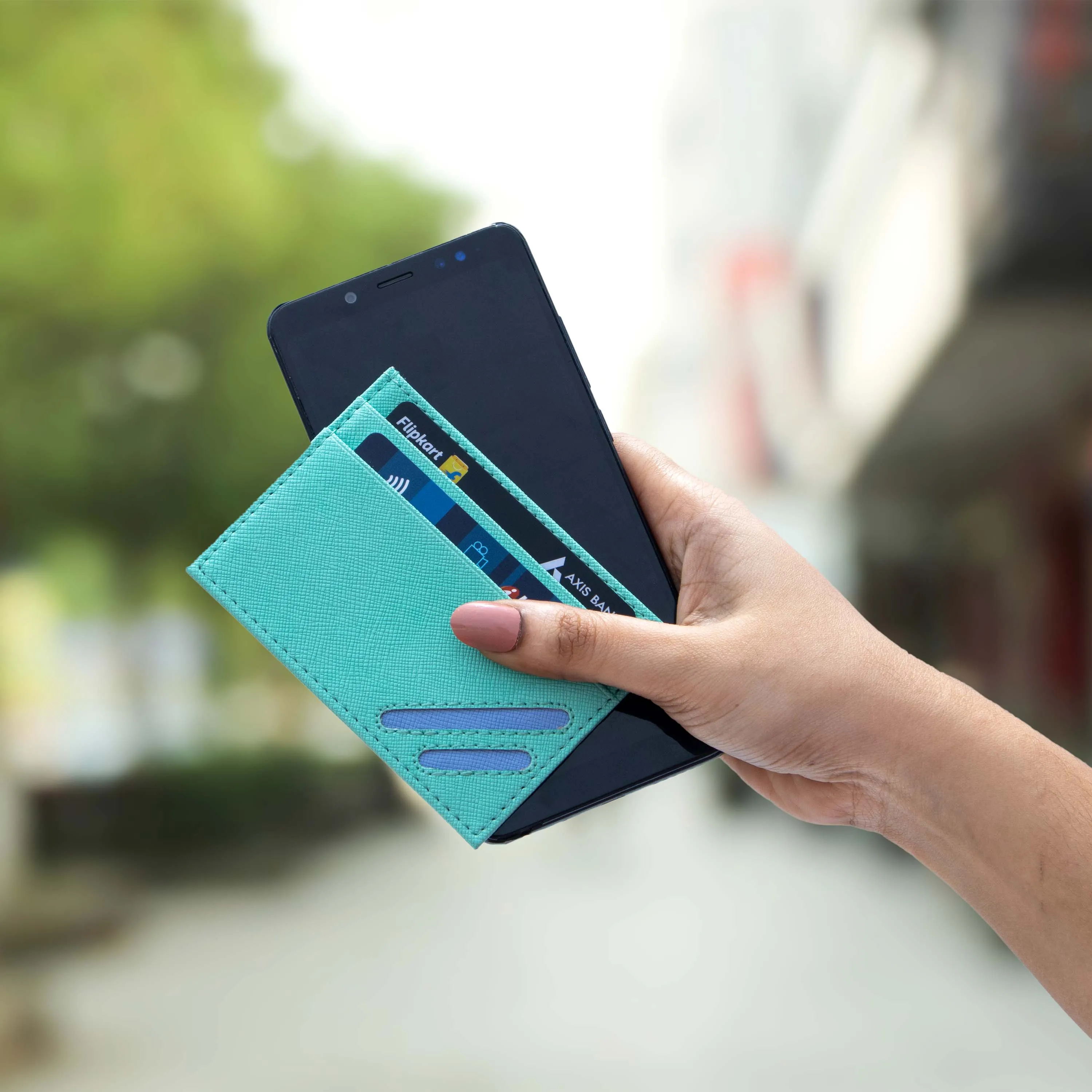 CARD HOLDER - BICHROME
