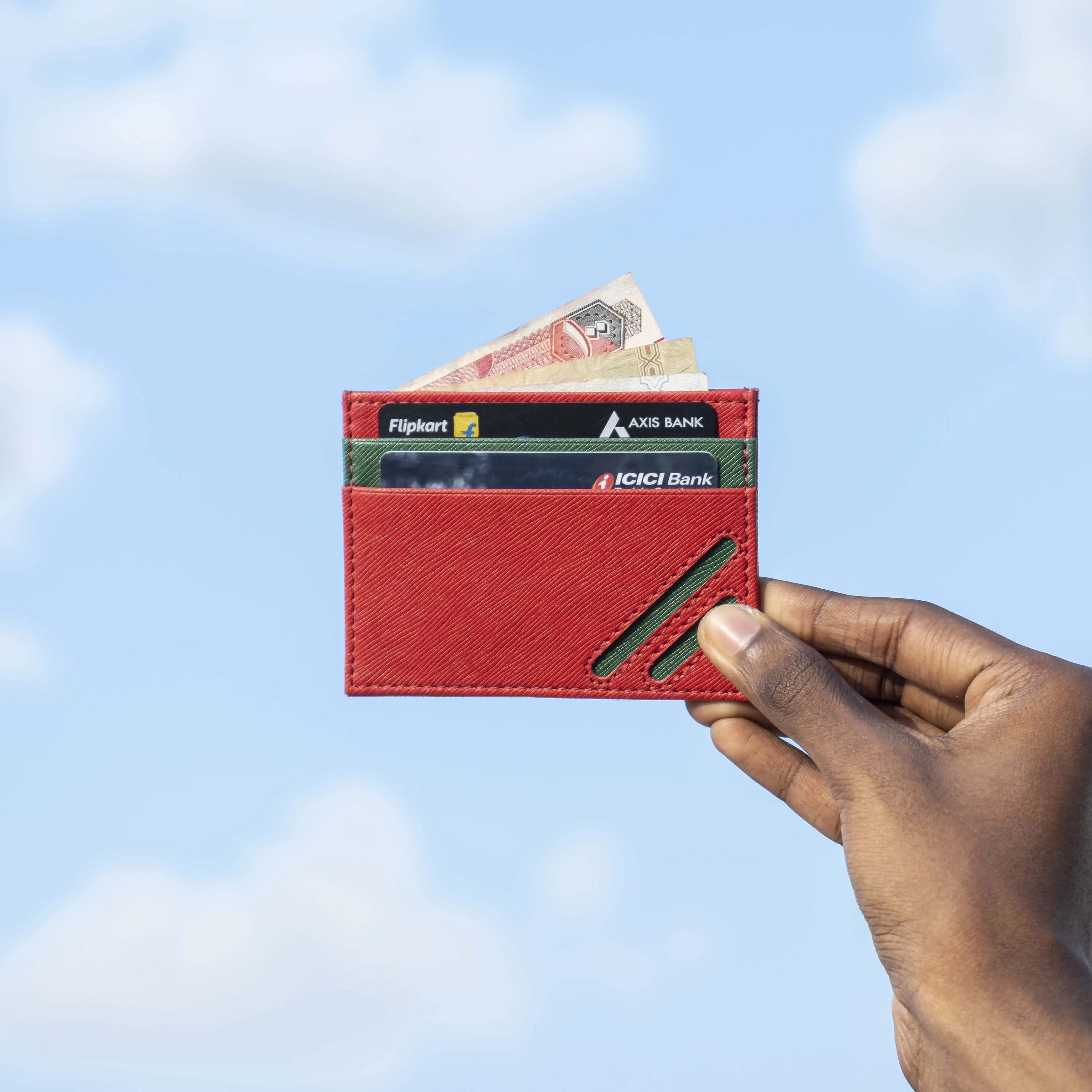 CARD HOLDER - BICHROME