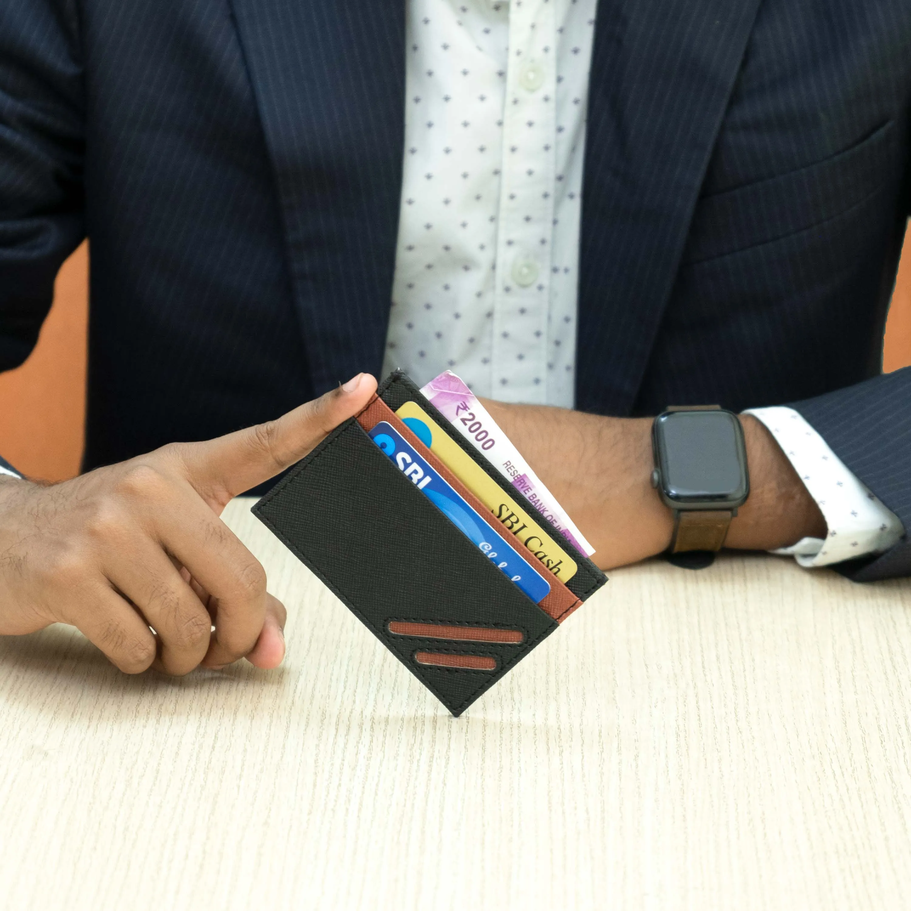 CARD HOLDER - BICHROME