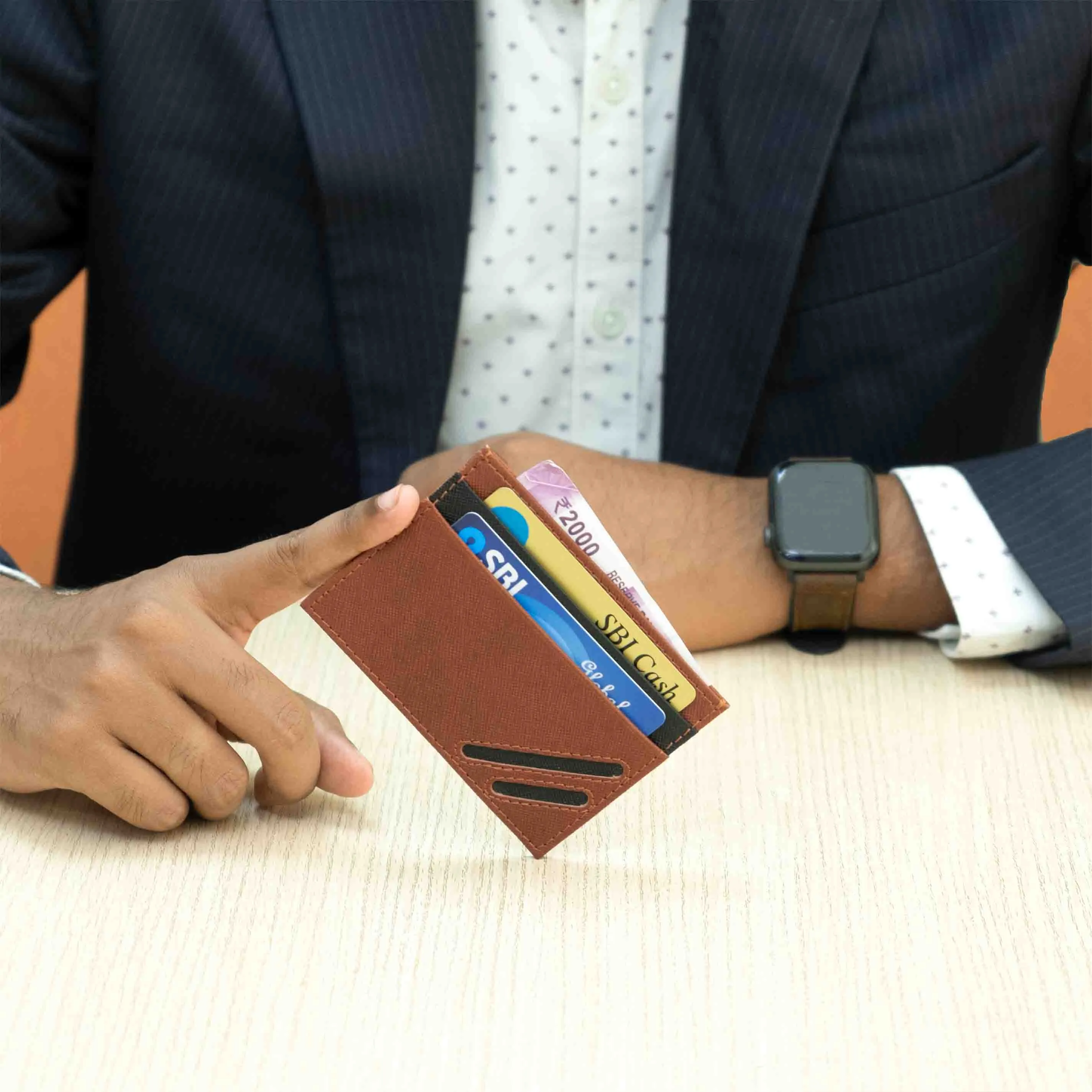 CARD HOLDER - BICHROME
