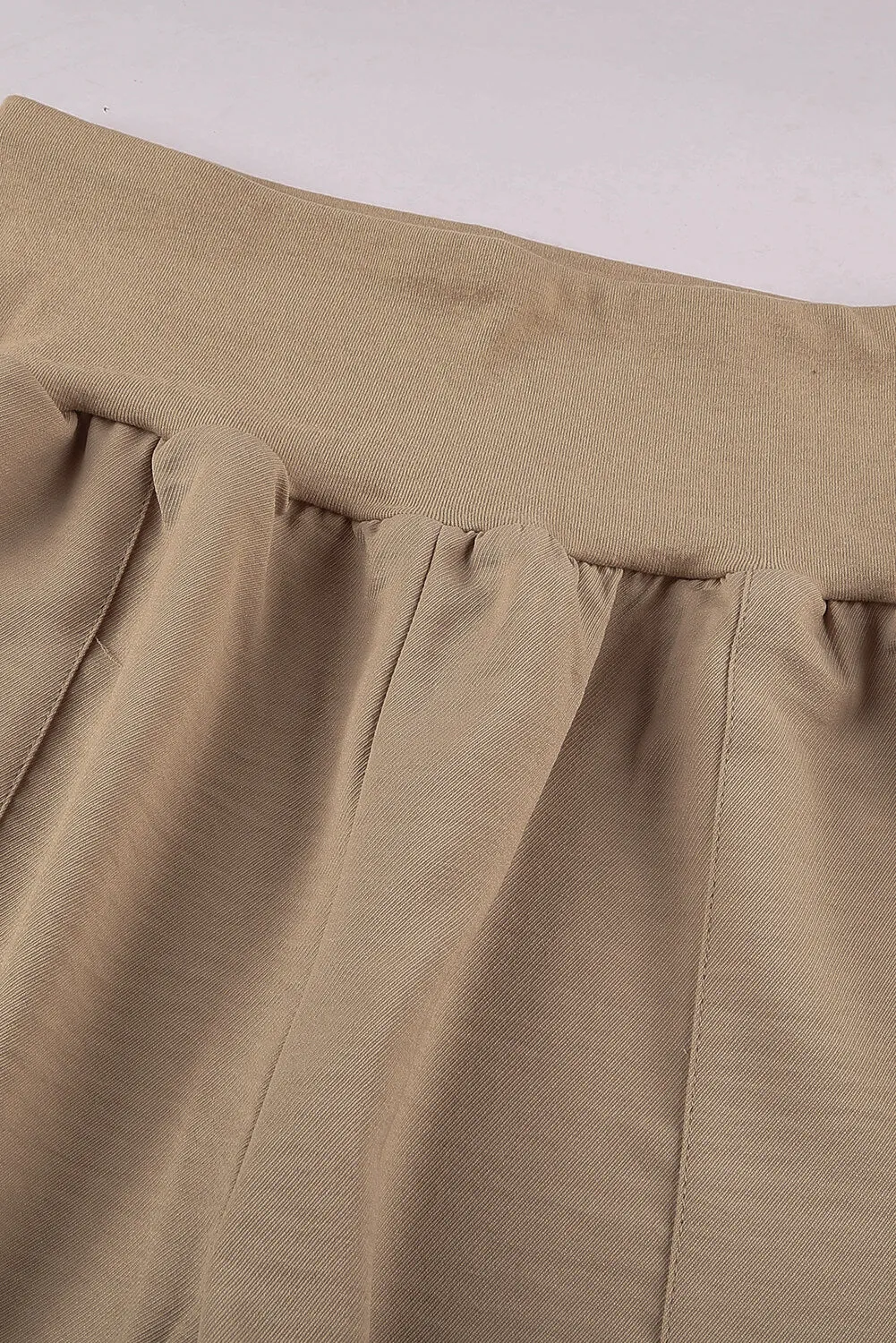 Casual Pocketed Elastic Waist Joggers