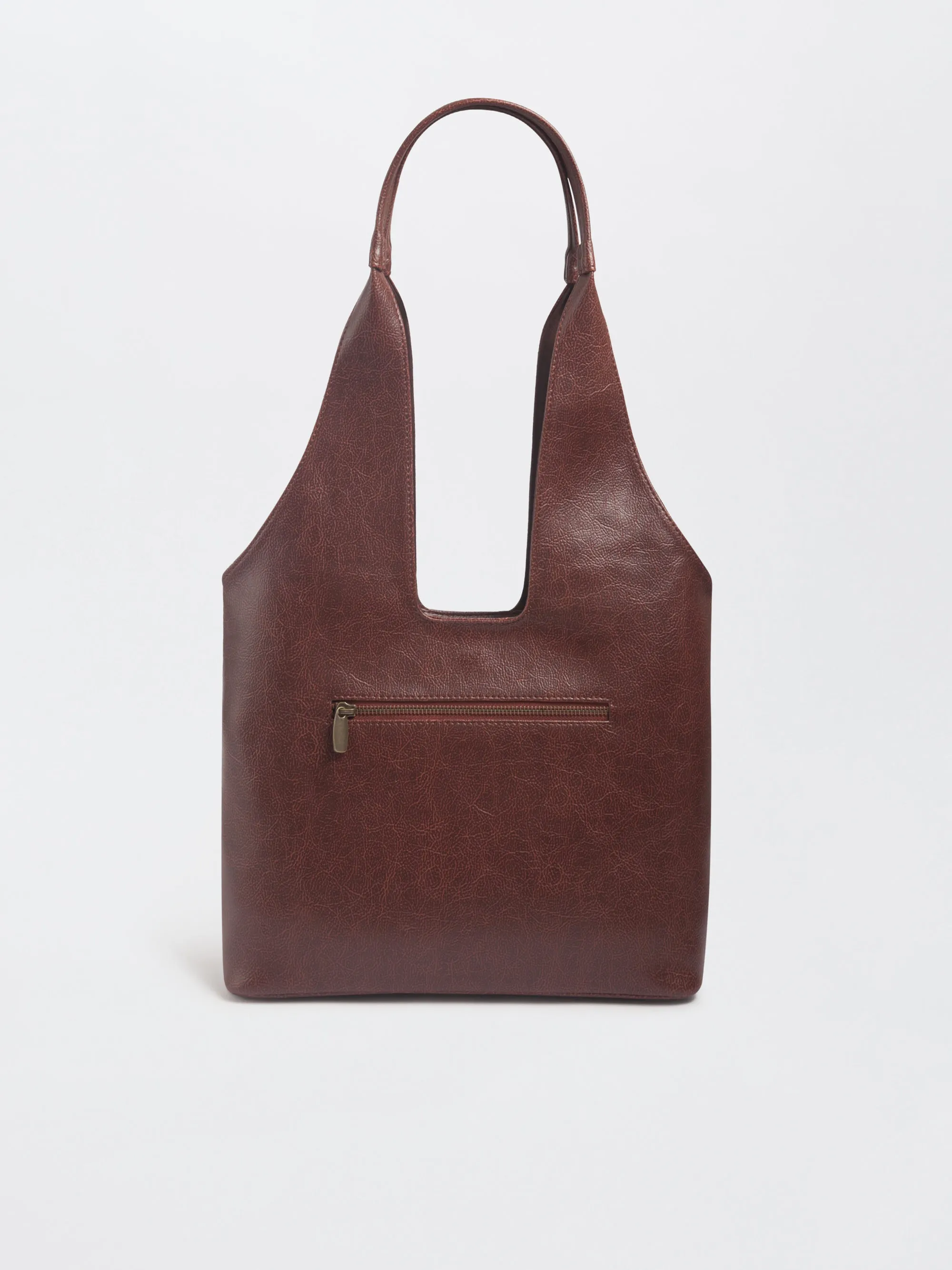 Cherry Brown Handcrafted Tote Bag