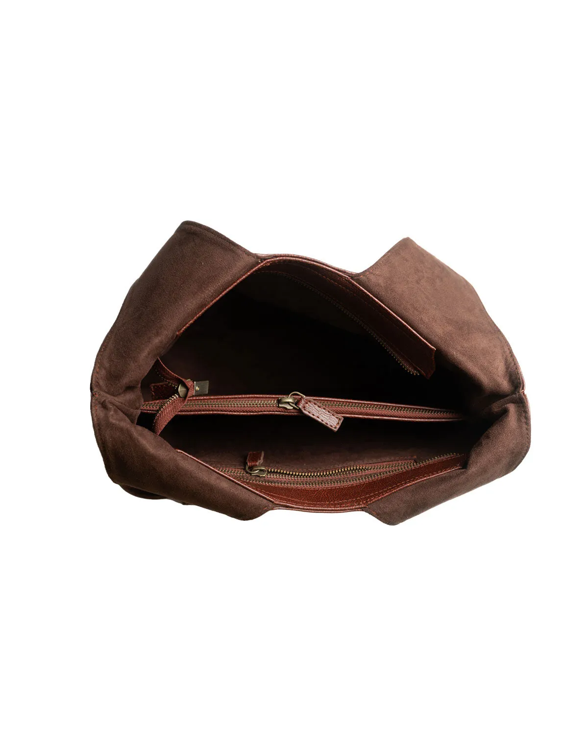 Cherry Brown Handcrafted Tote Bag