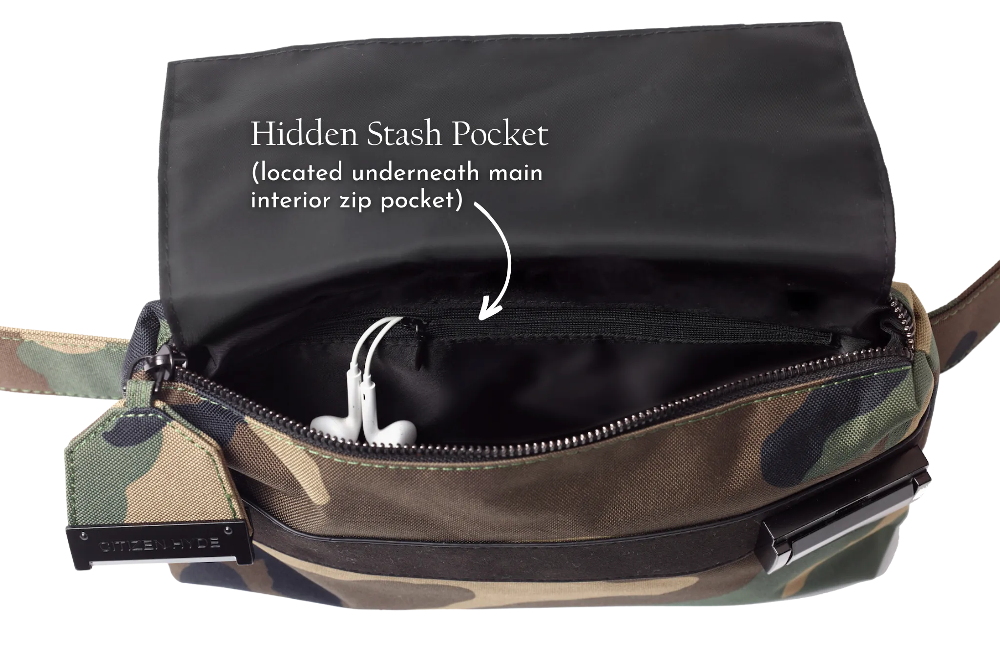 Citizen Hyde Lockable, Odor Resistant Belt Bag, The Marley
