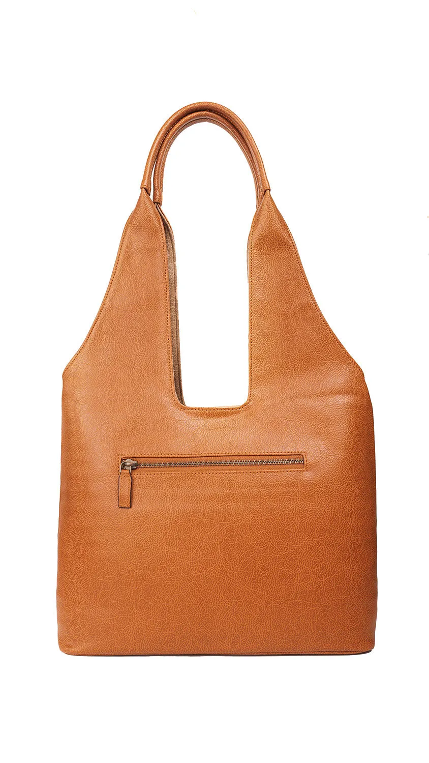 Classic Tan Handcrafted Tote Bag