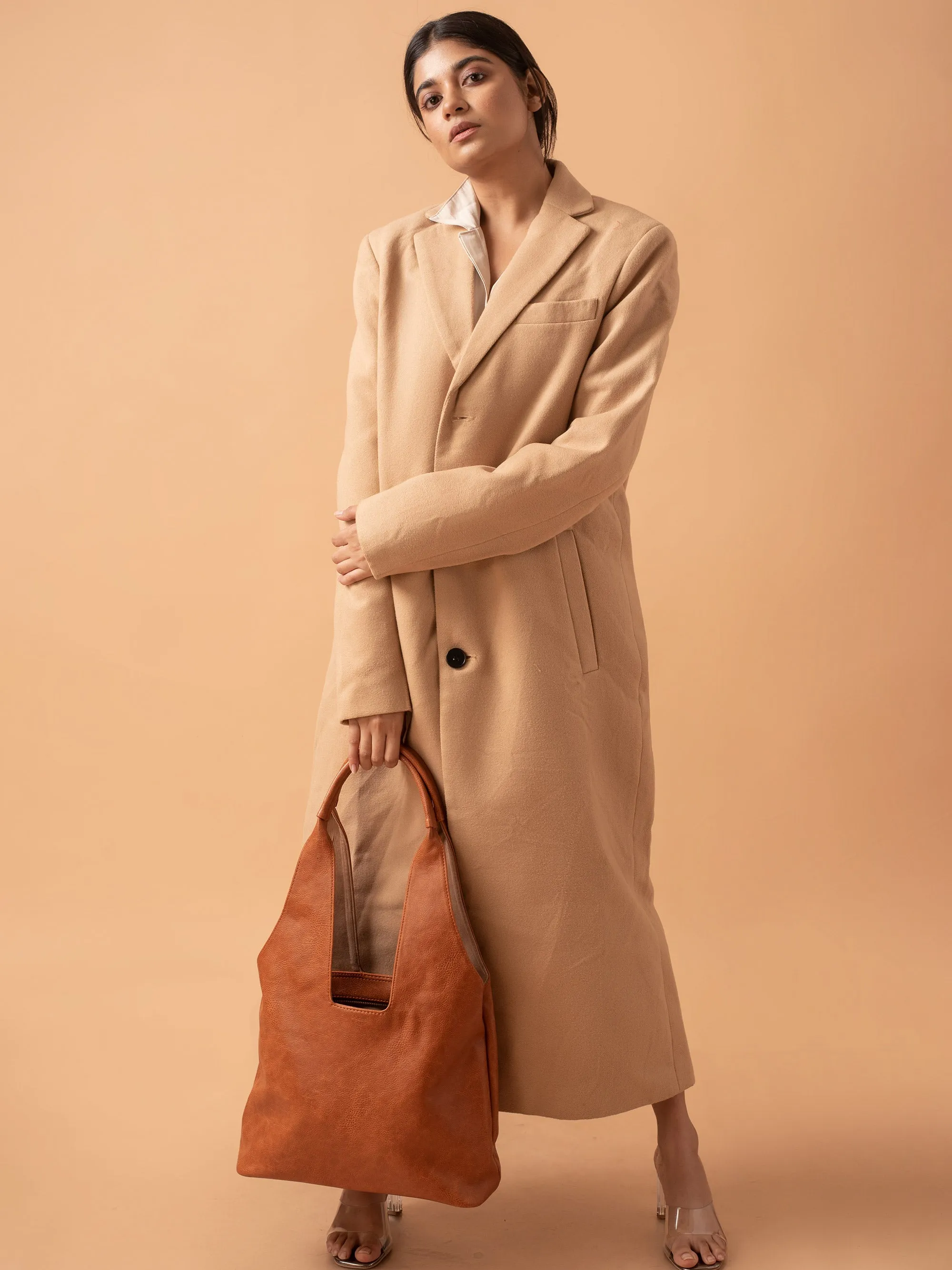 Classic Tan Handcrafted Tote Bag