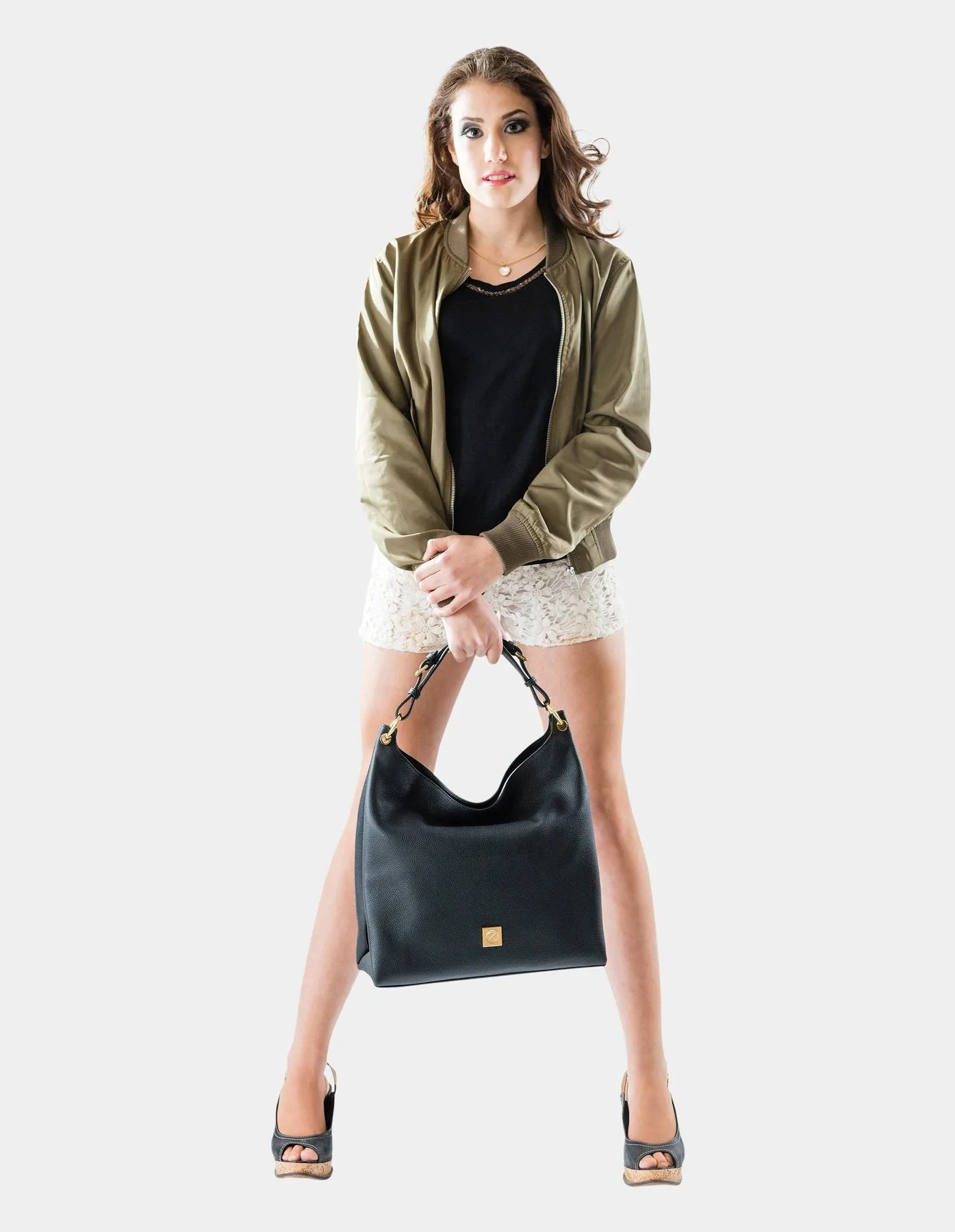Clementia Hobo Bag Light Beige