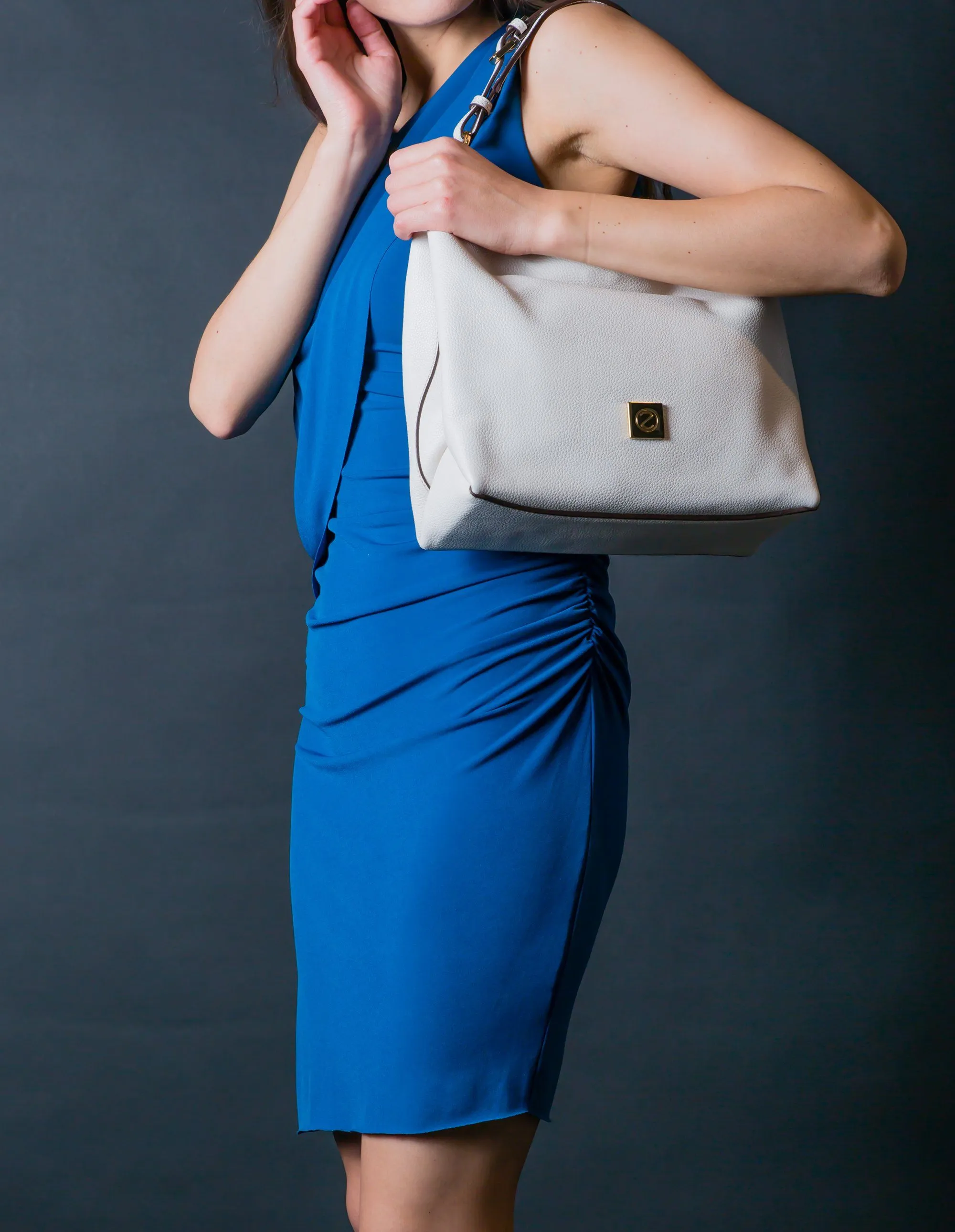 Clementia Hobo Bag Light Beige