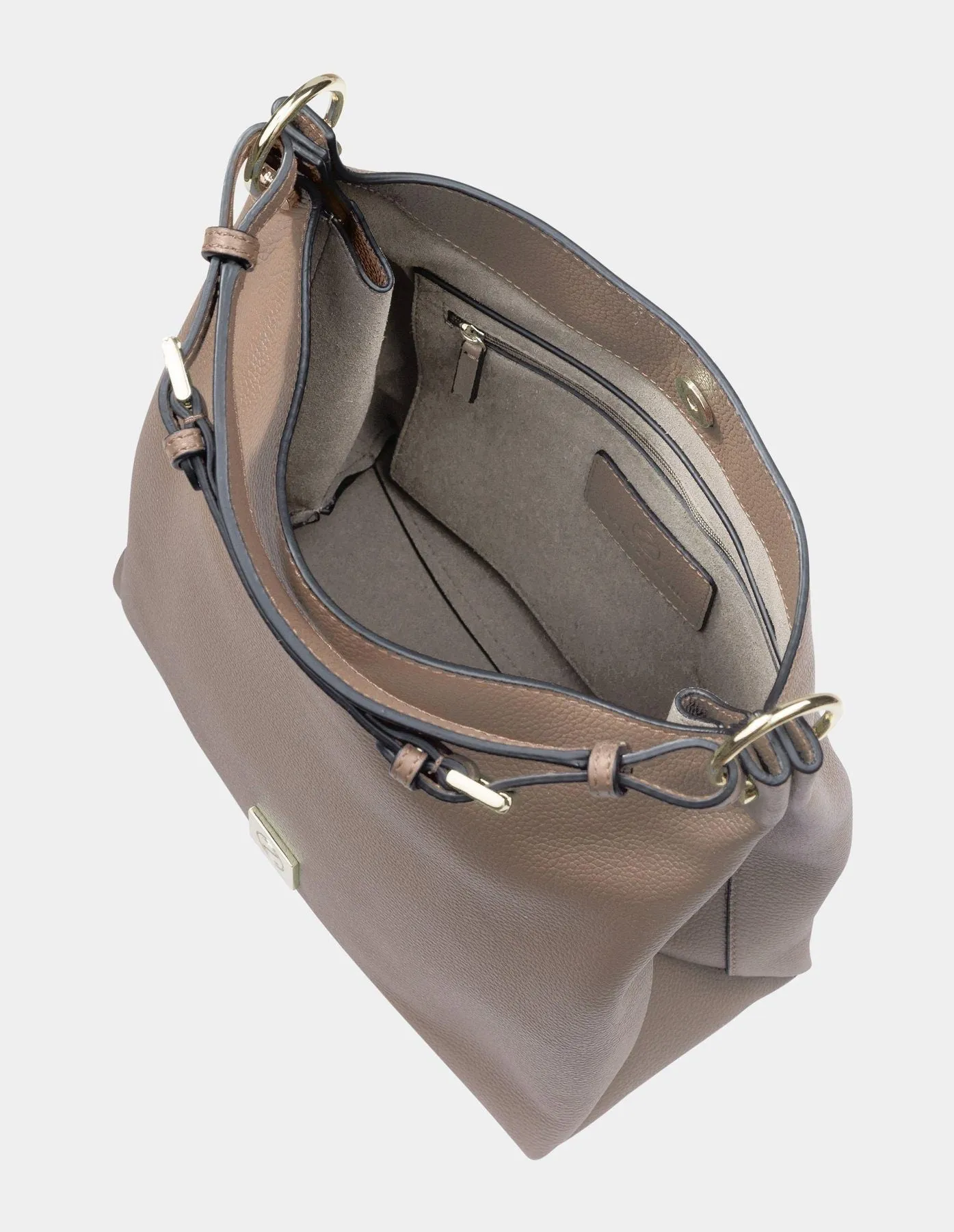 Clementia Hobo Bag Light Beige