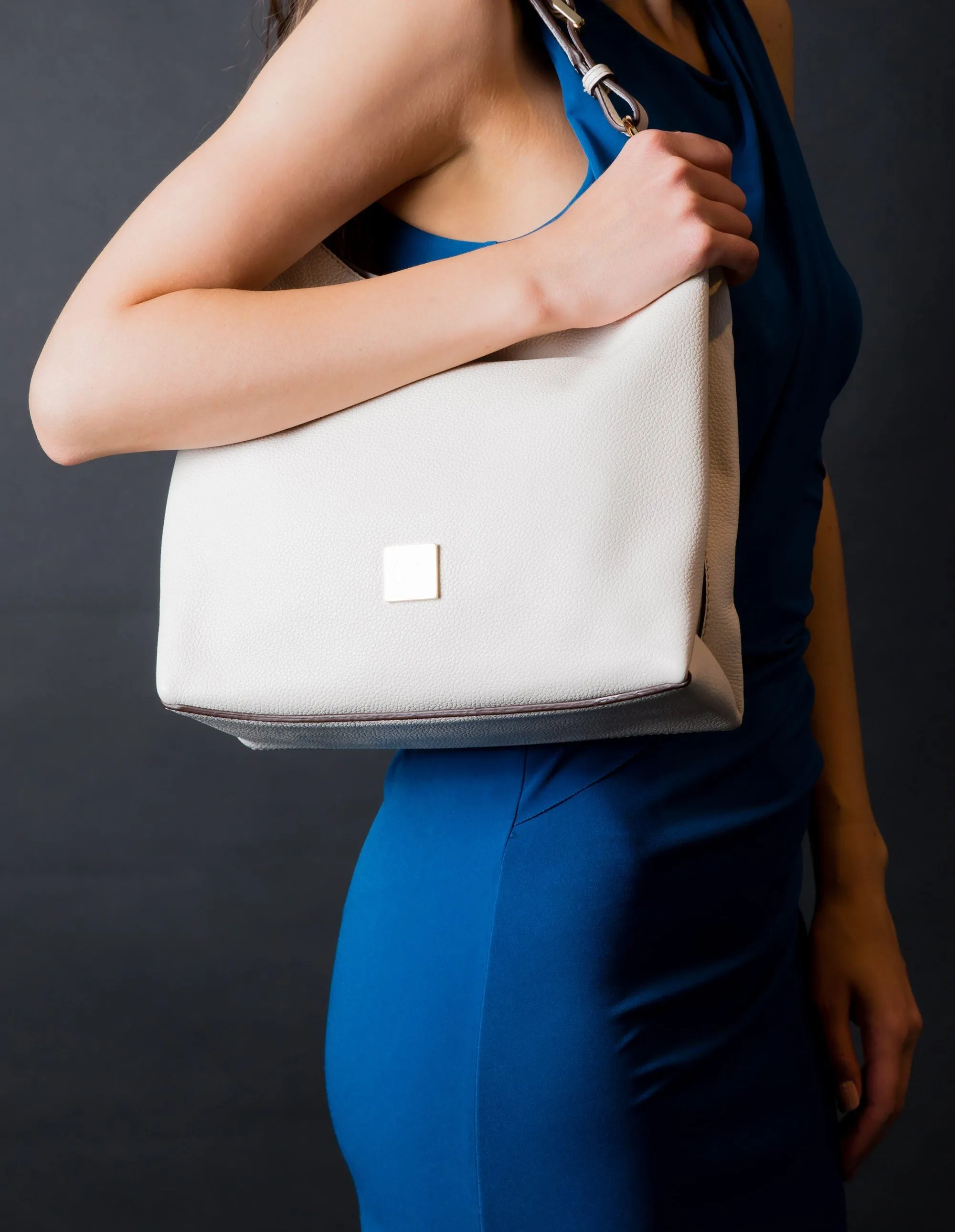 Clementia Hobo Bag Light Beige