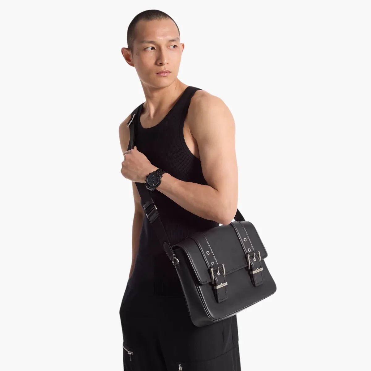 Colby Leather Messenger Bag