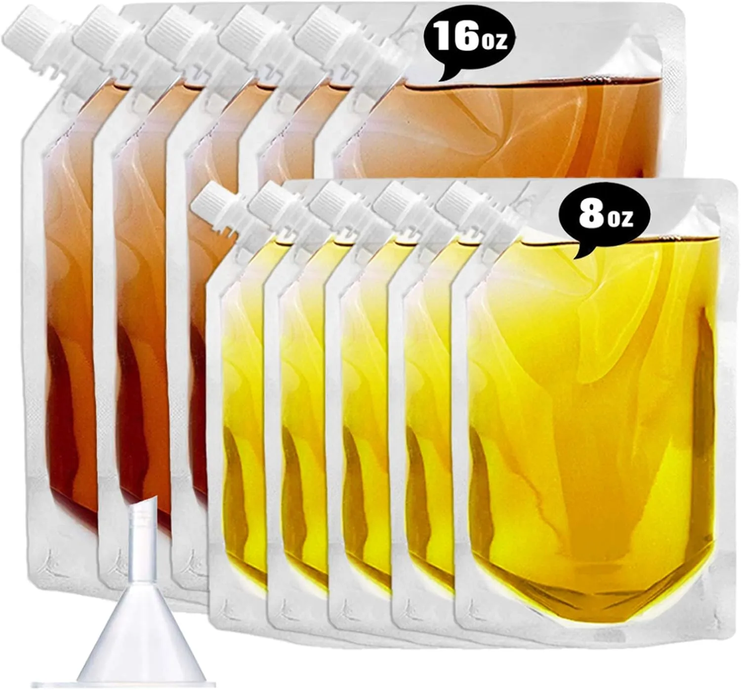 Concealable And Reusable cruise sneak flask Liquor kit,Rum Runner Alcohol Juice Travel Plastic Flasks Liquor Bags For Sneak Drink（0-5-5 Kit）