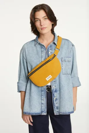 Custine the waist bag - Recycled cotton Mustard