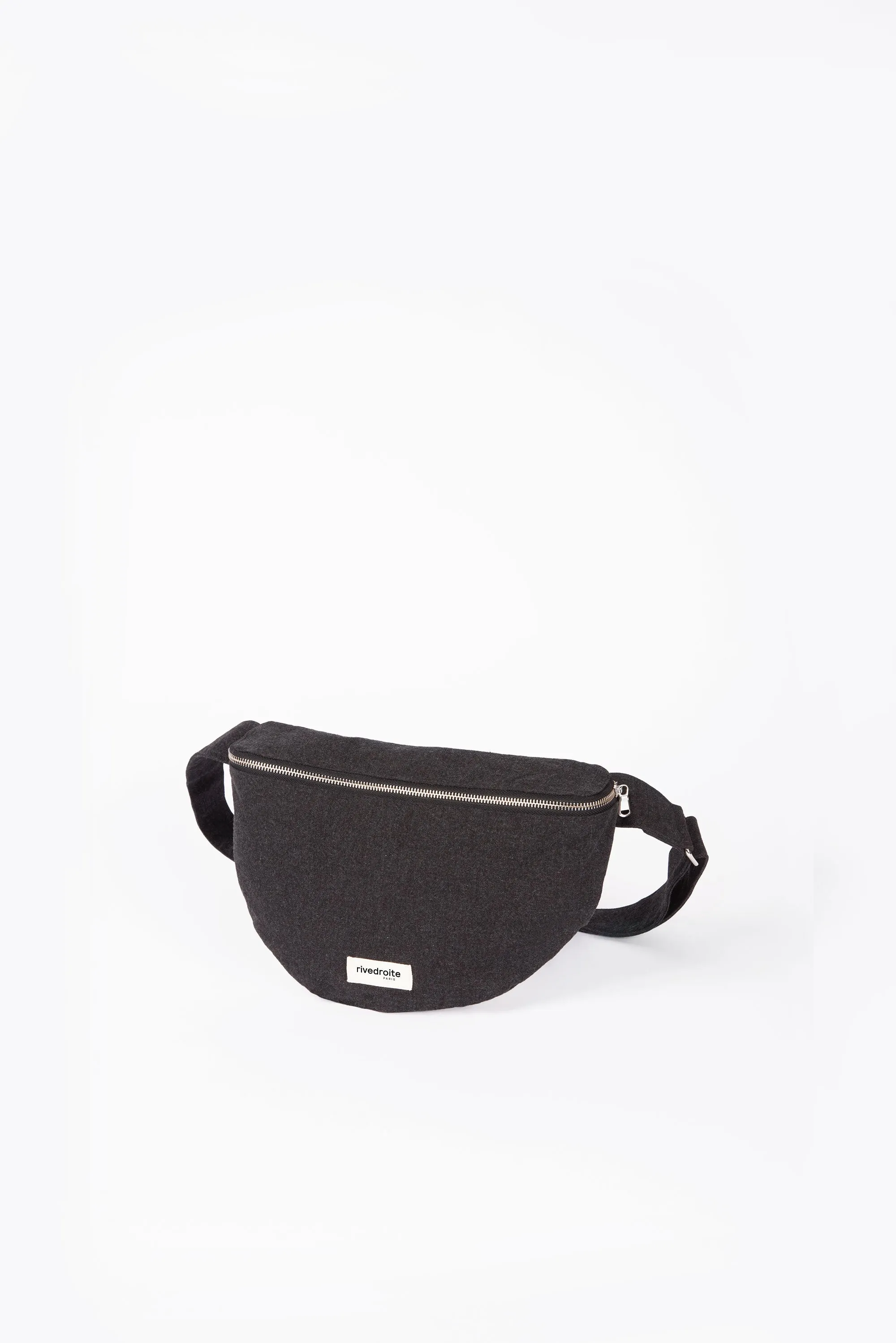 Custine XL the waist bag - Recycled cotton Black
