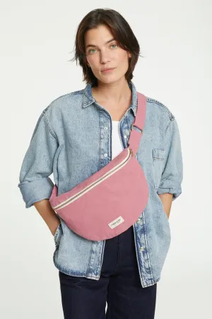 Custine XL the waist bag - Recycled cotton Bois de Rose