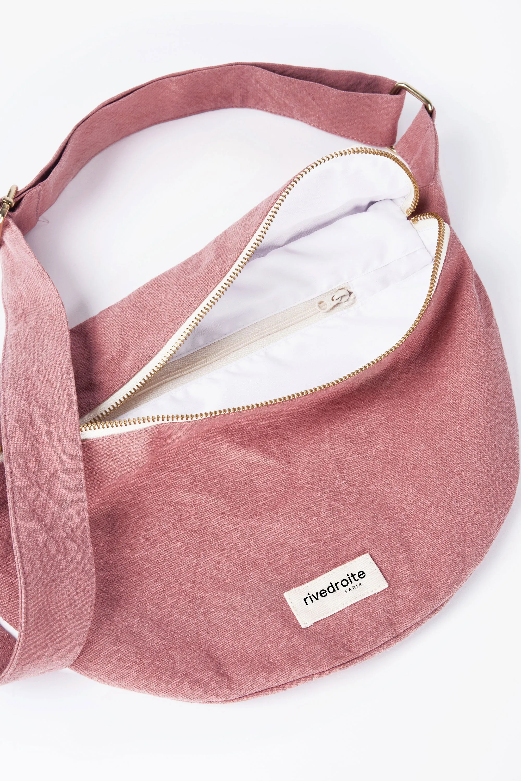 Custine XL the waist bag - Recycled cotton Bois de Rose