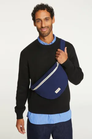 Custine XL the waist bag - Recycled cotton Midnight Blue