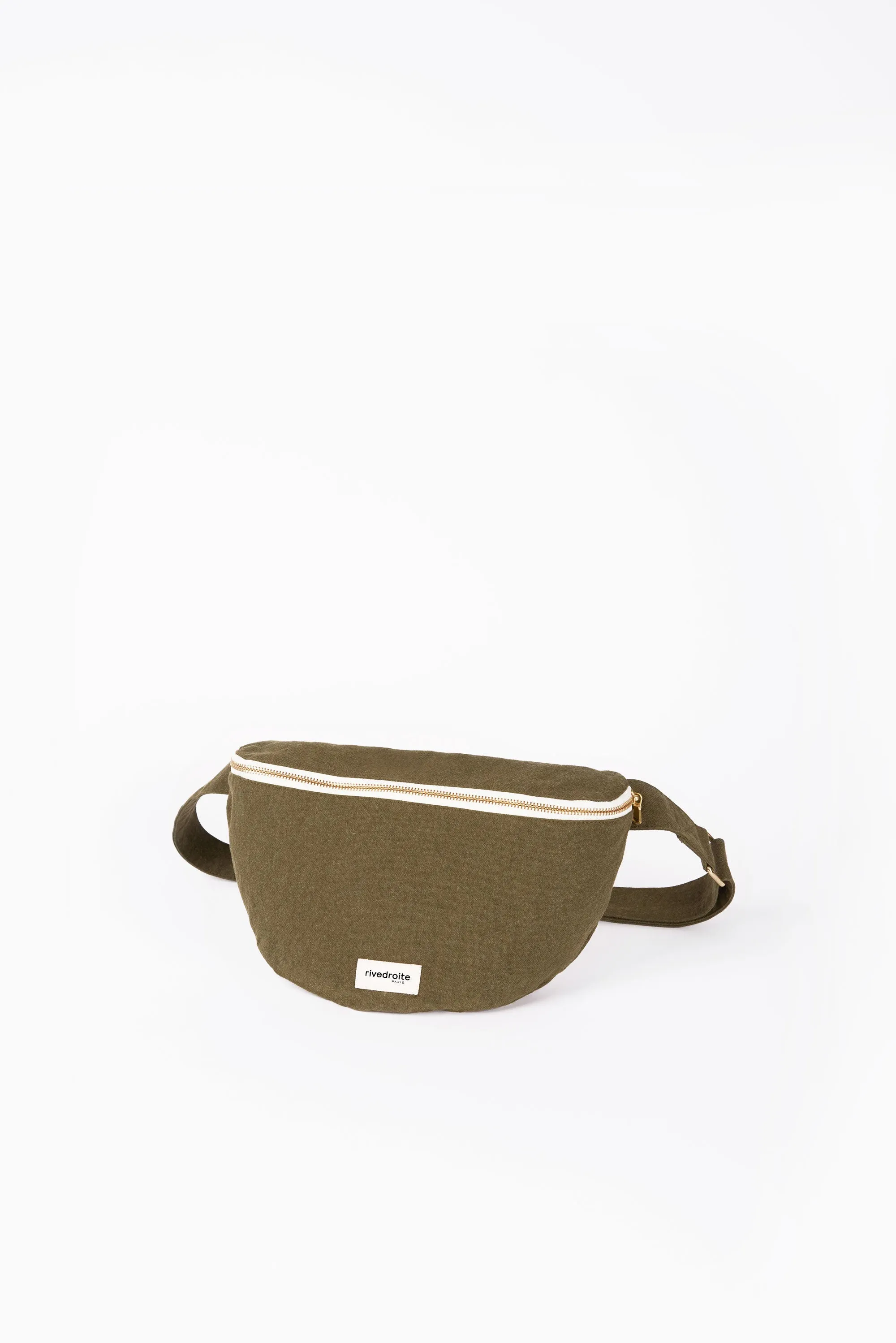 Custine XL the waist bag - Recycled cotton Military Green