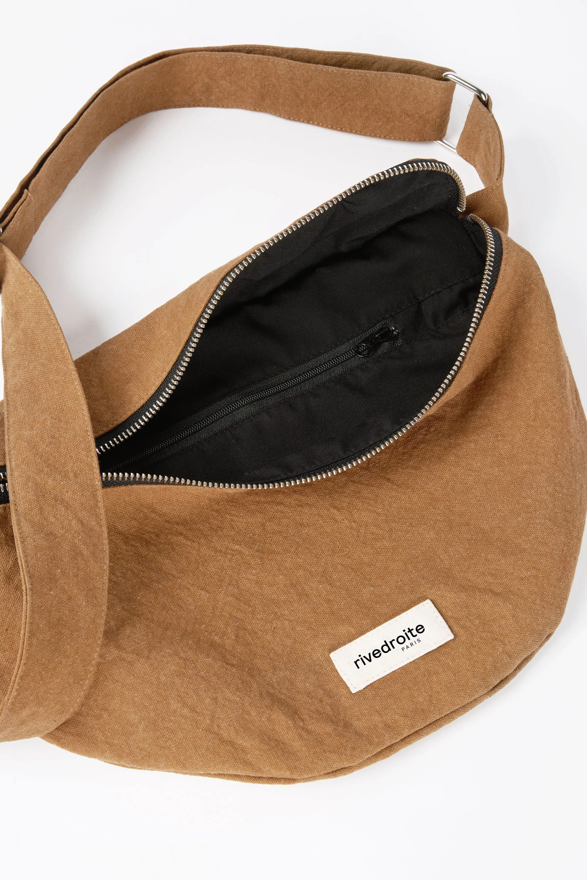 Custine XL the waist bag - Recycled cotton Tobacco