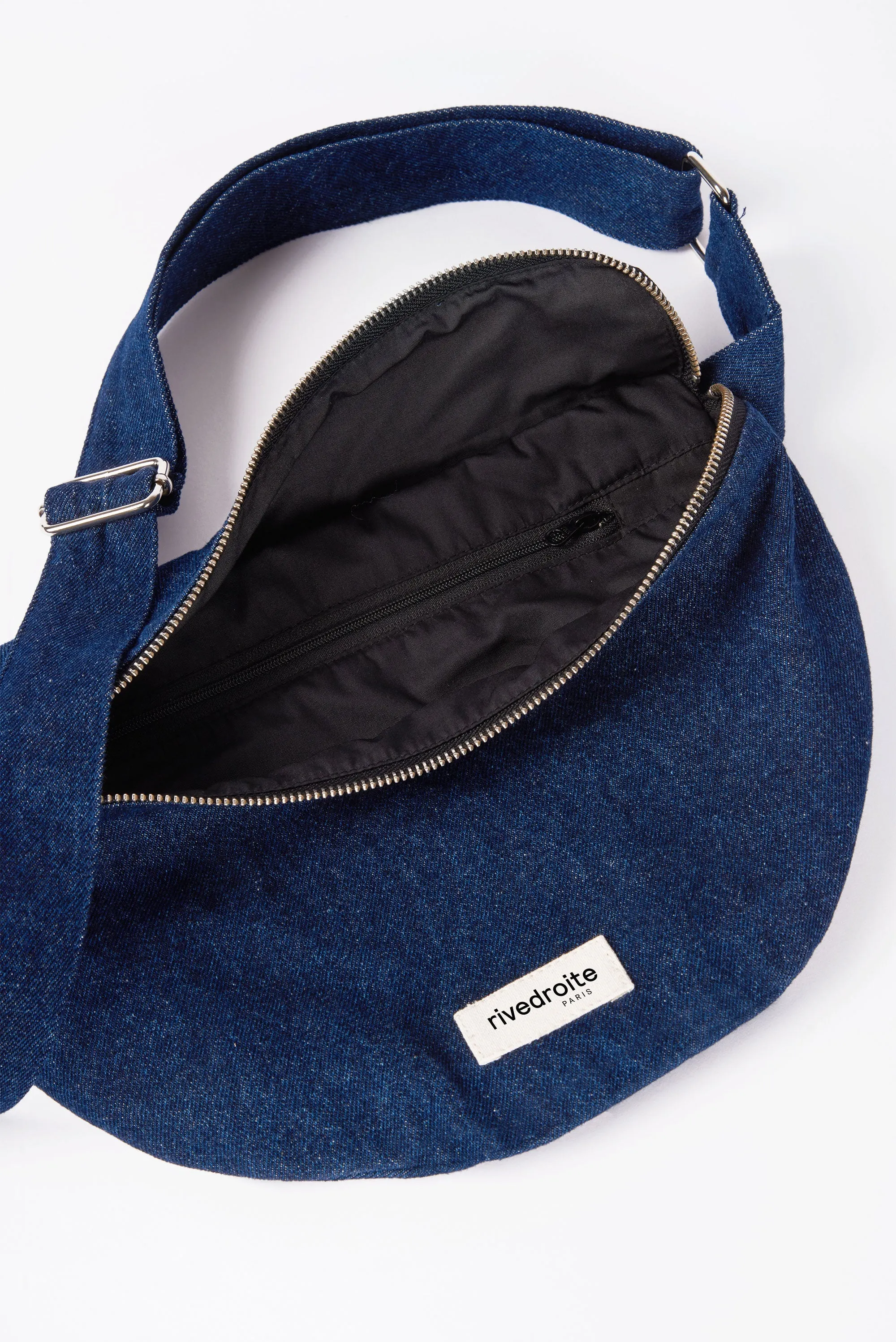 Custine XL the waist bag - Upcycled Raw Denim