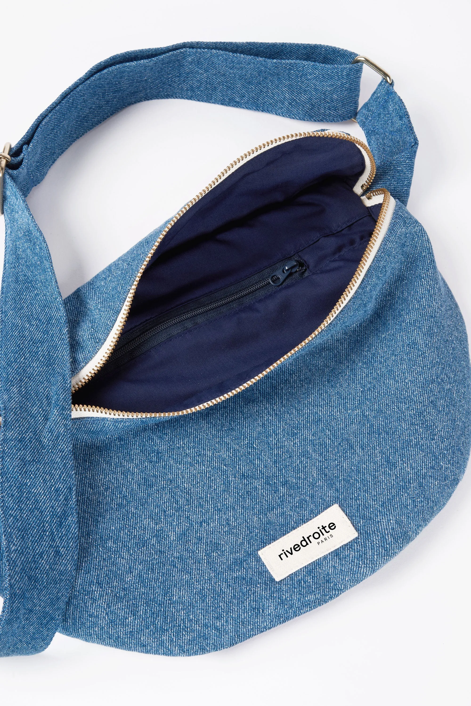 Custine XL the waist bag - Upcycled Stonedwashed Denim