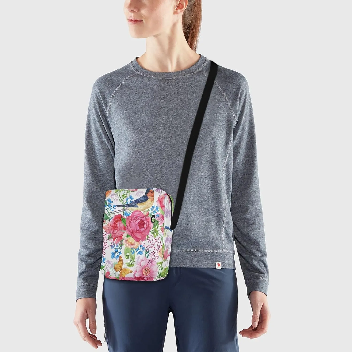 Daisies Messenger Bag for Women Men Side Bag for Travel Workout