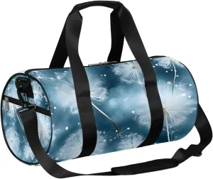 Dandelion Floral Printed Travel Duffle Bag Gym Bag for Women Men Lightweight Carry on Duffel Bag for Sports Gyms Weekend Getaway