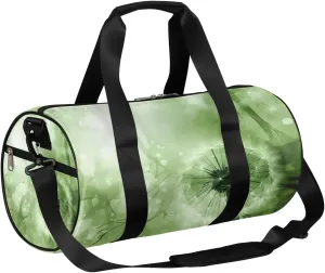 Dandelion Pattern Floral Travel Duffle Bag Gym Bag for Women Men Lightweight Carry on Duffel Bag for Sports Gyms Weekend Getaway